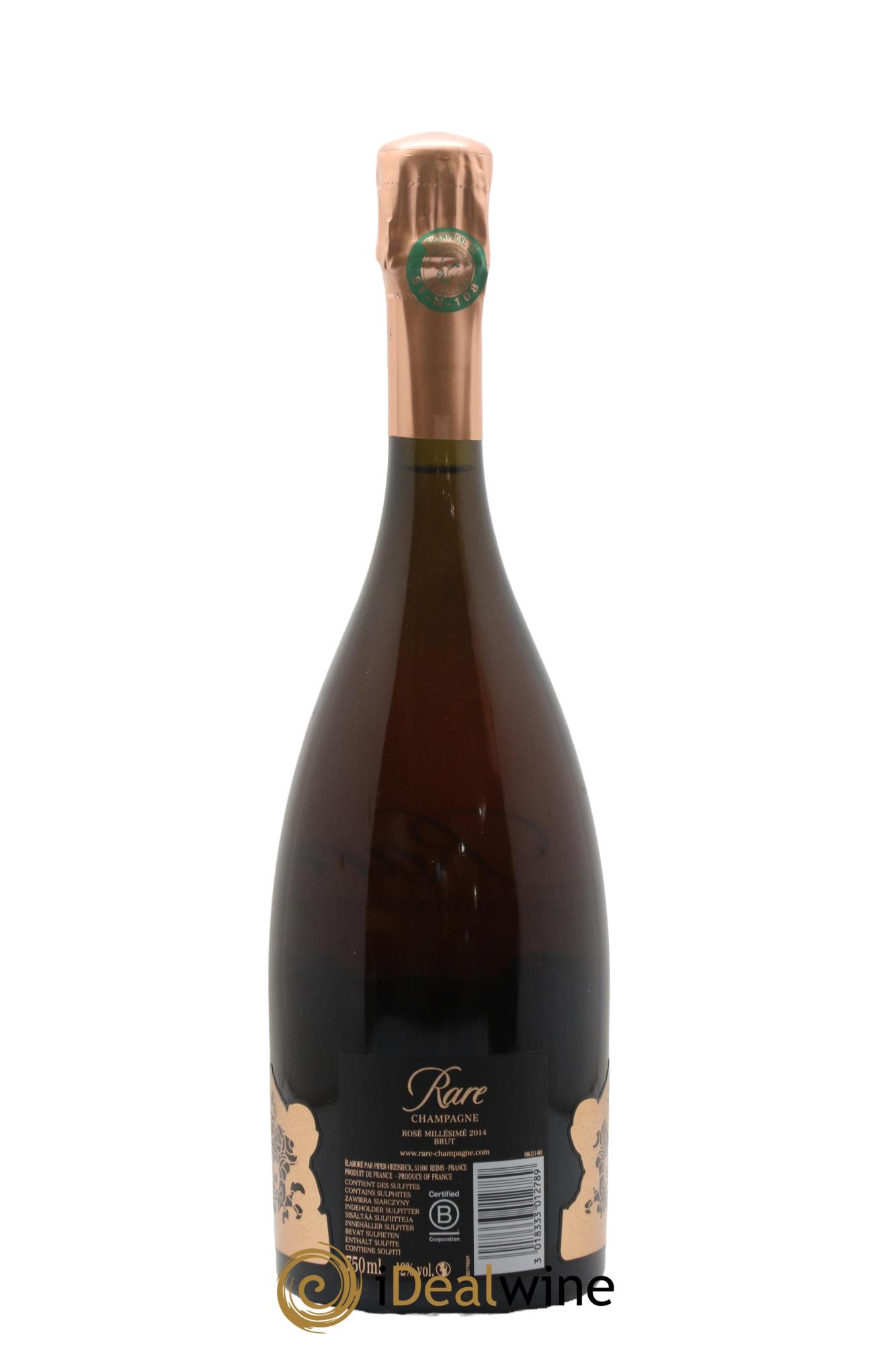 Rare Piper Heidsieck 2014 - Lot de 1 bouteille - 1