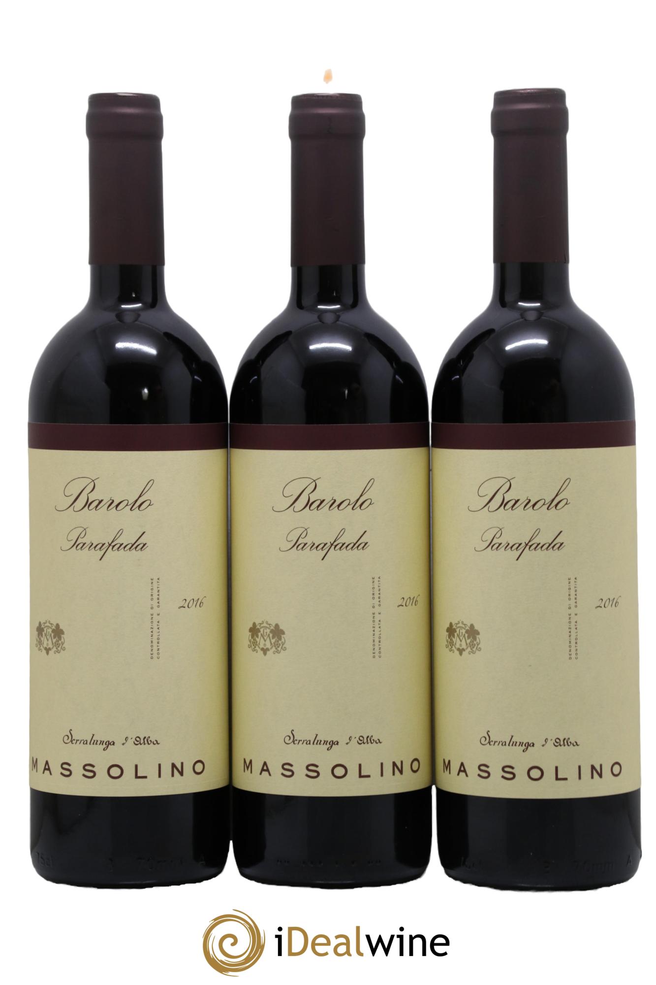 Barolo DOCG Parafada Massolino 2016 - Lotto di 3 bottiglie - 0