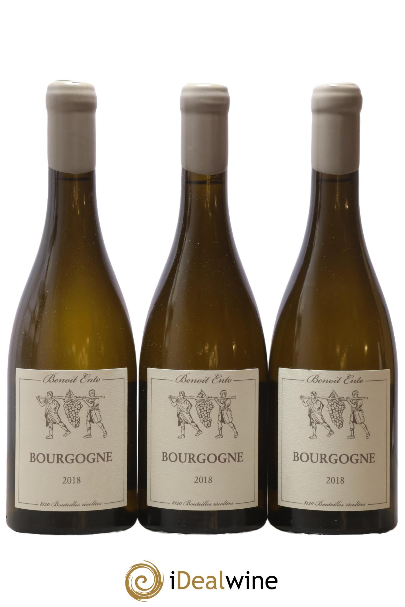 Bourgogne Chardonnay Benoit Ente 2018 - Lotto di 3 bottiglie - 0