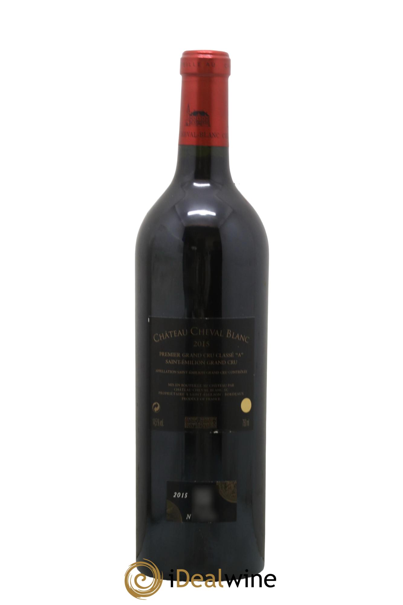 Château Cheval Blanc 1er Grand Cru Classé A 2015 - Lot de 1 bouteille - 1