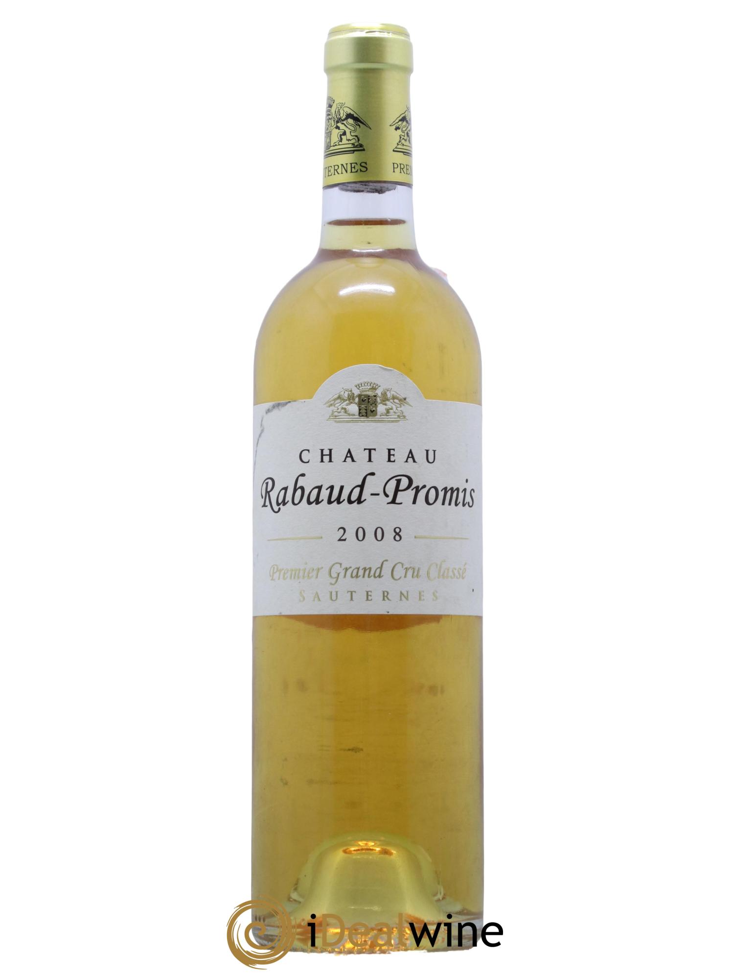 Château Rabaud Promis 1er Grand Cru Classé 2008 - Posten von 1 Flasche - 0