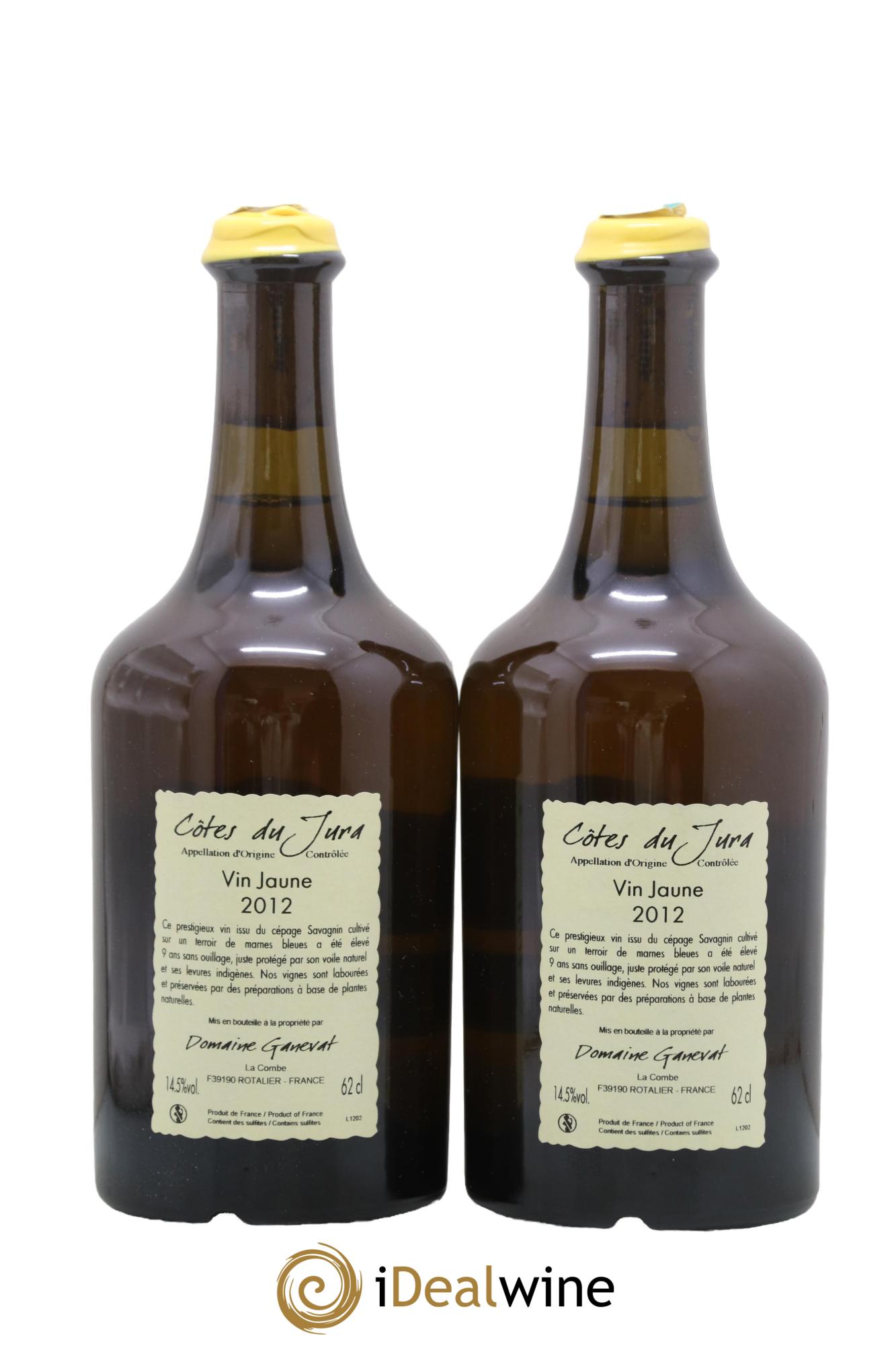 Côtes du Jura Vin Jaune Jean-François Ganevat (Domaine) 2012 - Lotto di 2 clavelin - 1