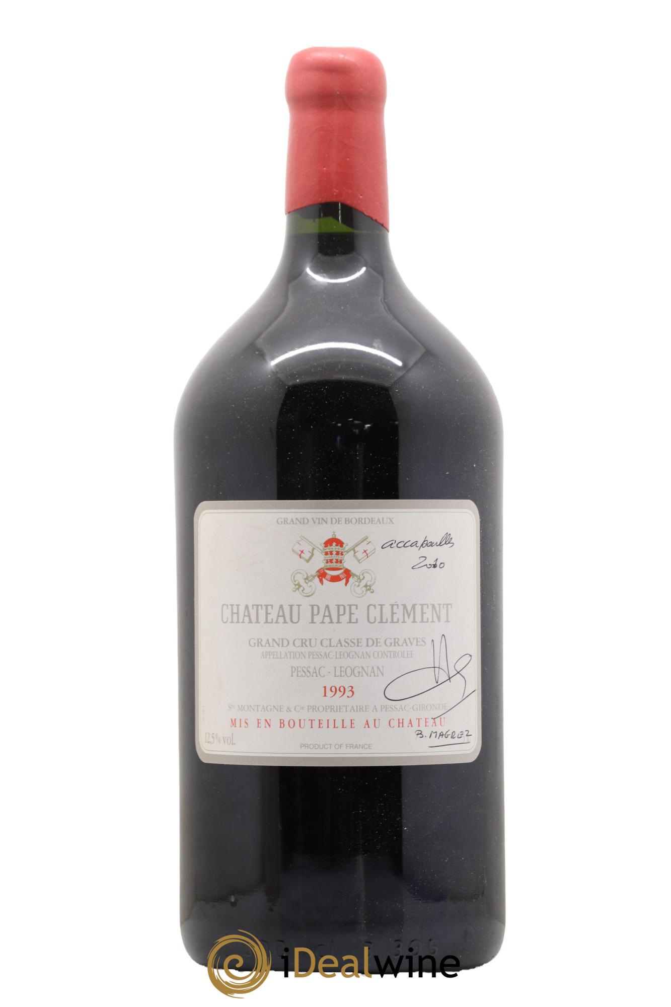 Château Pape Clément Cru Classé de Graves 1993 - Lot de 1 double magnum - 0