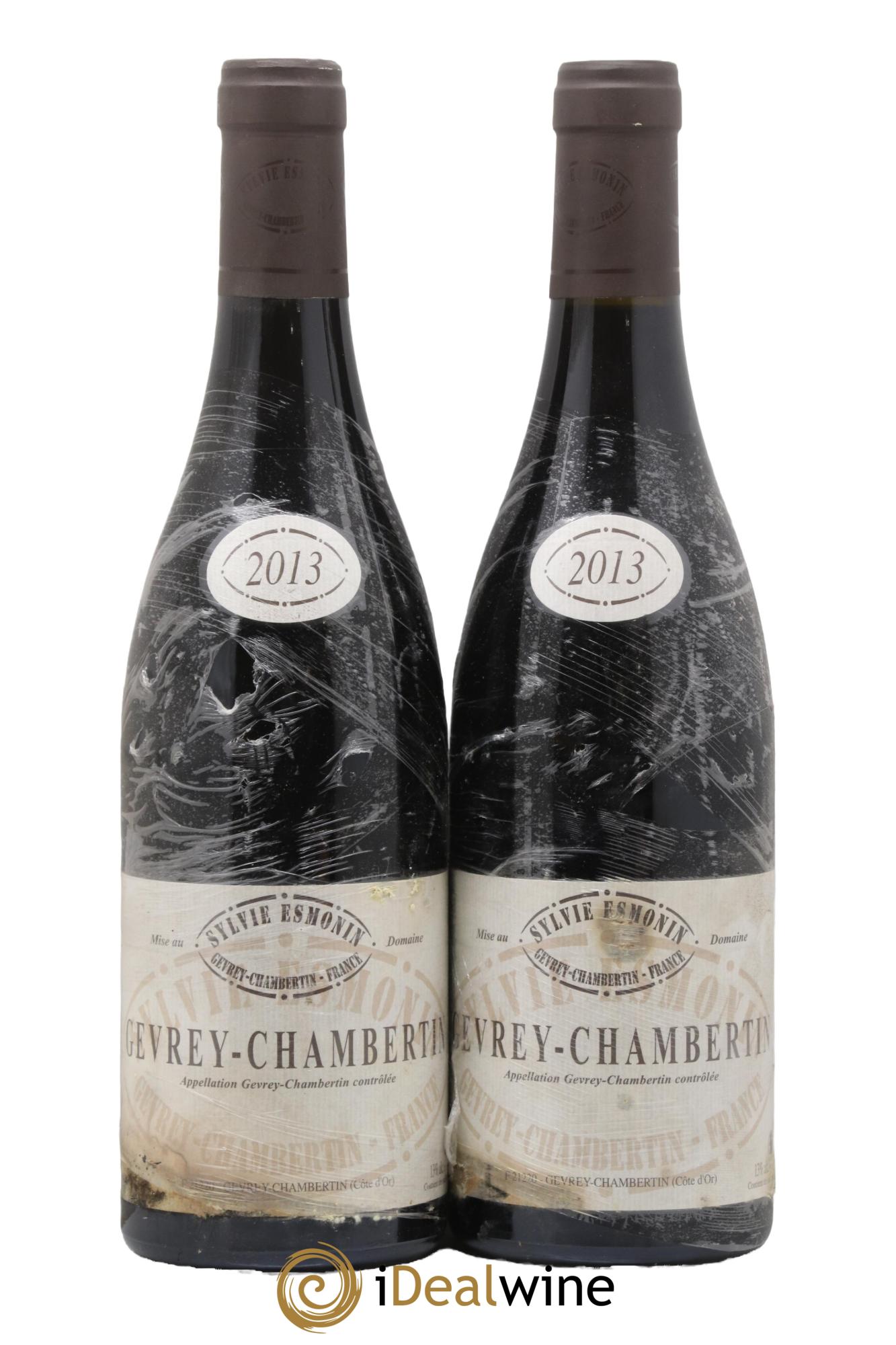 Gevrey-Chambertin Sylvie Esmonin 2013 - Lot of 2 bottles - 0