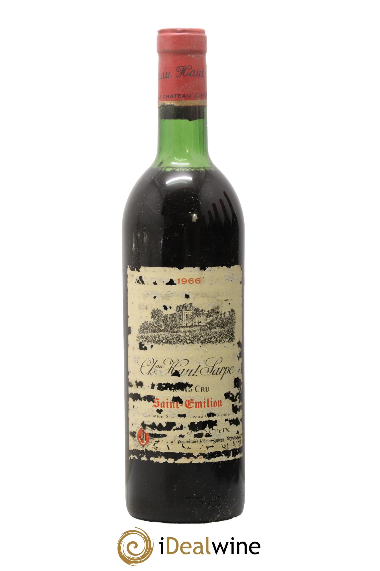 Château Haut Sarpe Grand Cru Classé 1966 - Lot de 1 bouteille - 0