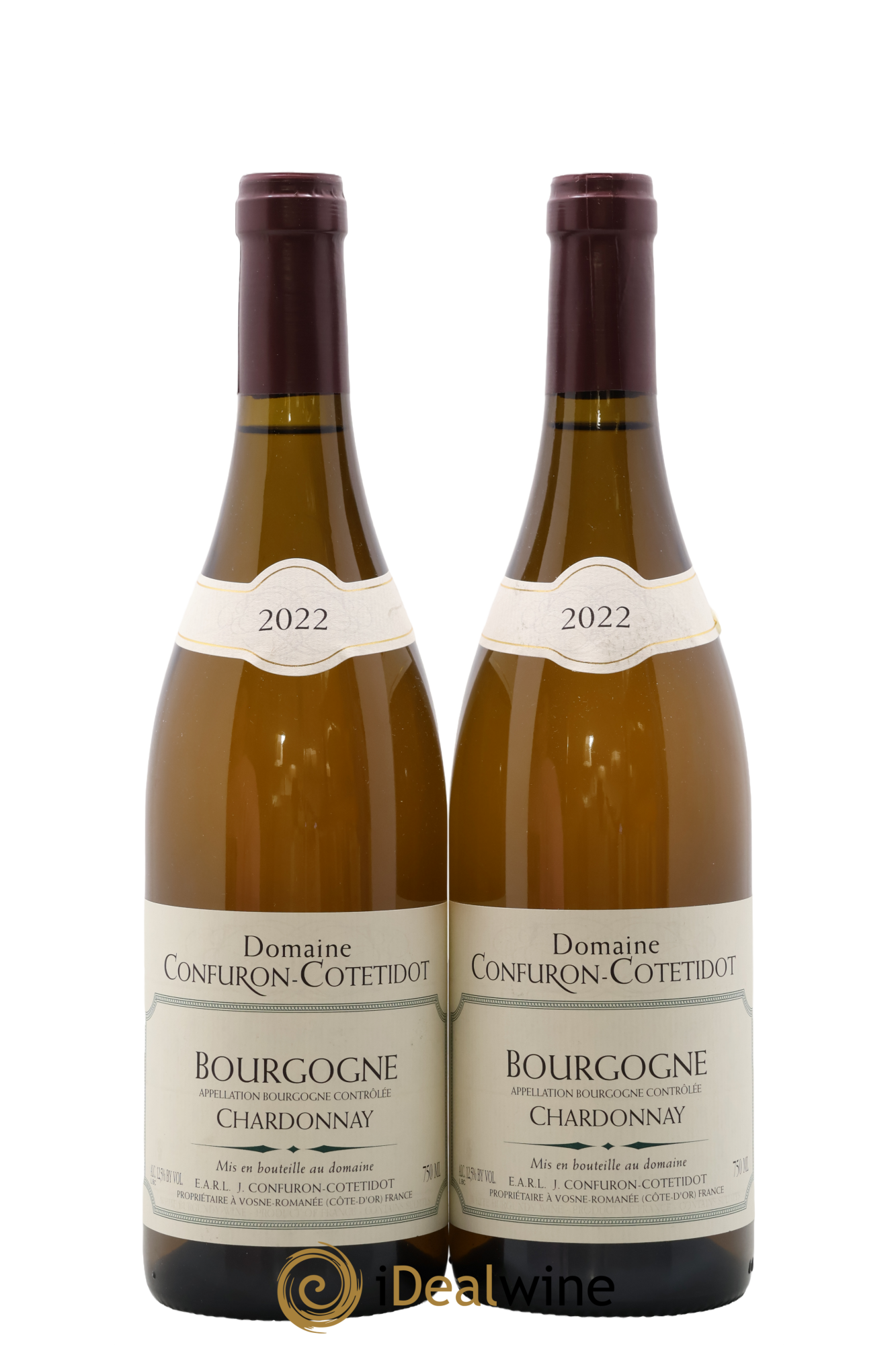 Bourgogne Chardonnay Confuron-Cotetidot 2022 - Lotto di 2 bottiglie - 0