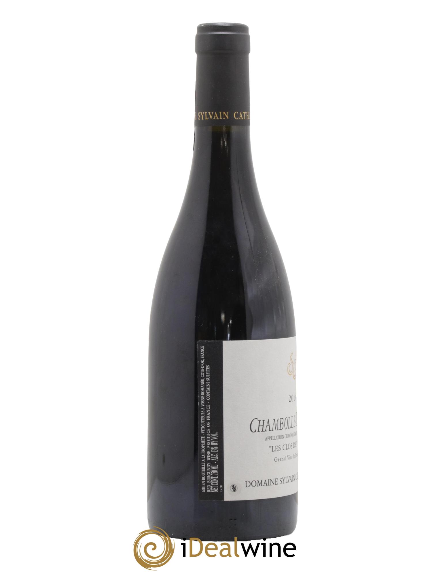Chambolle-Musigny Les Clos de l'Orme Sylvain Cathiard & Fils 2014 - Lot de 1 bouteille - 1