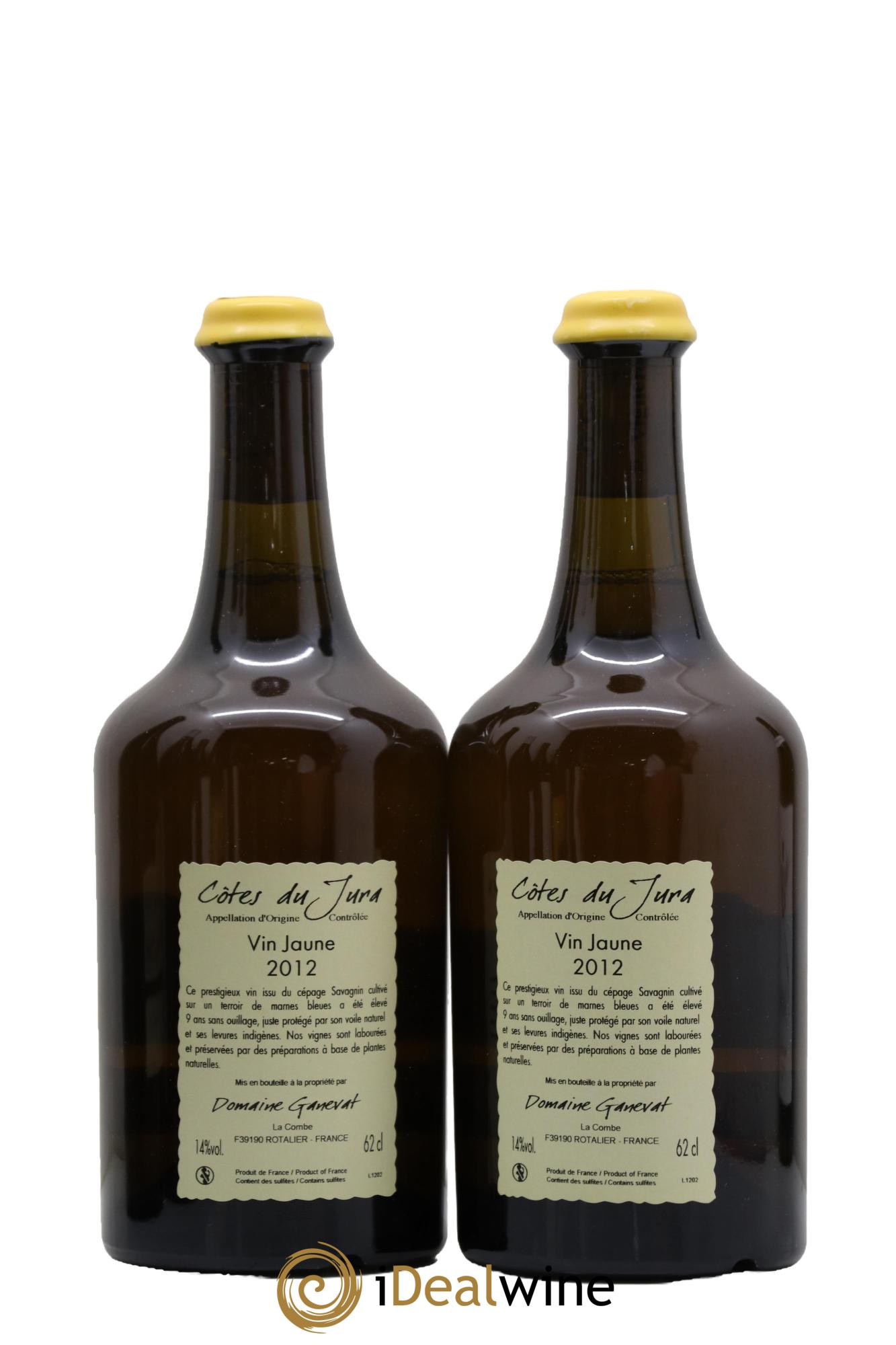 Côtes du Jura Vin Jaune Jean-François Ganevat (Domaine) 2012 - Lot de 2 clavelins - 1