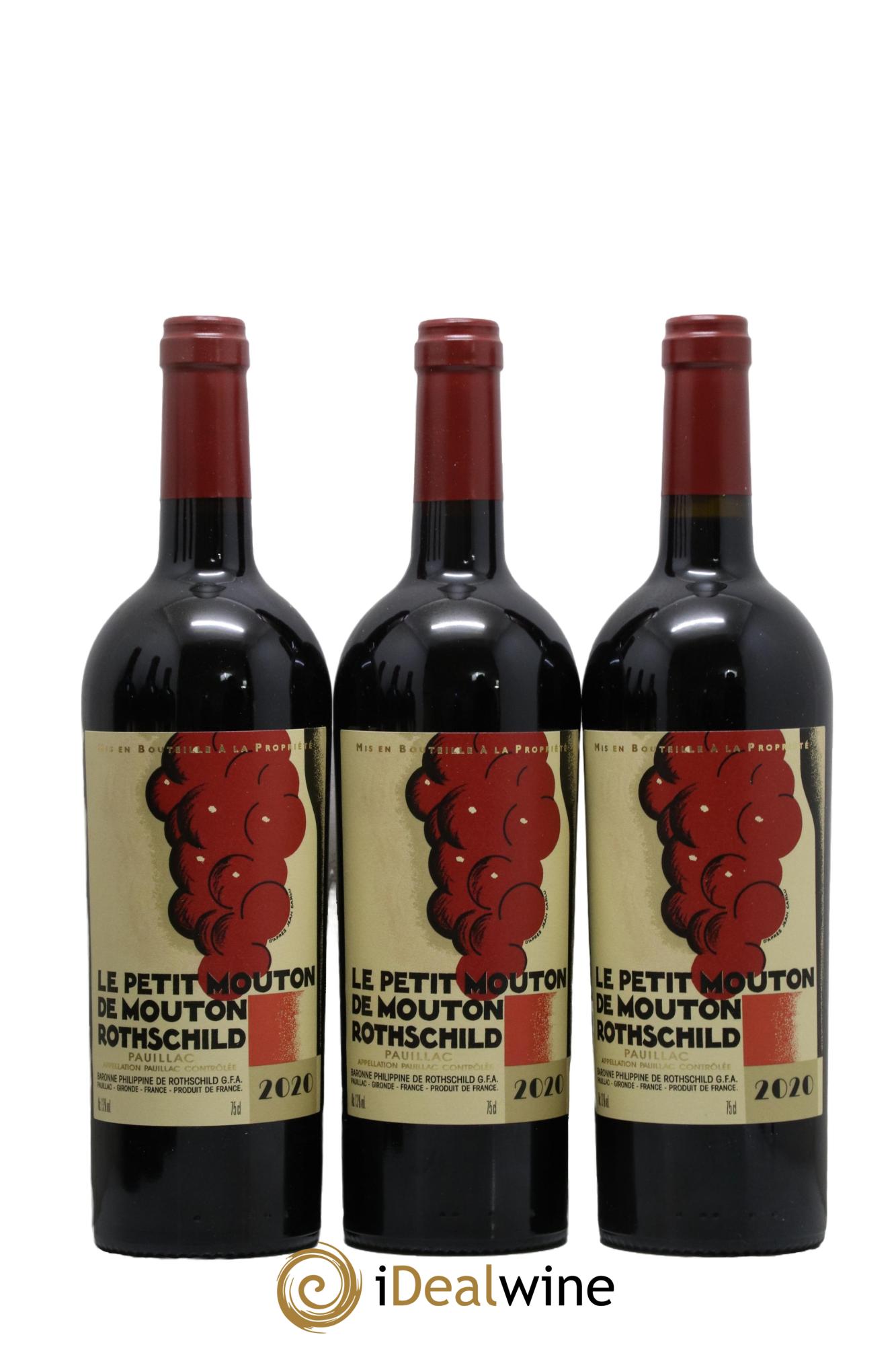 Petit Mouton Second Vin 2020 - Lot of 6 bottles - 1