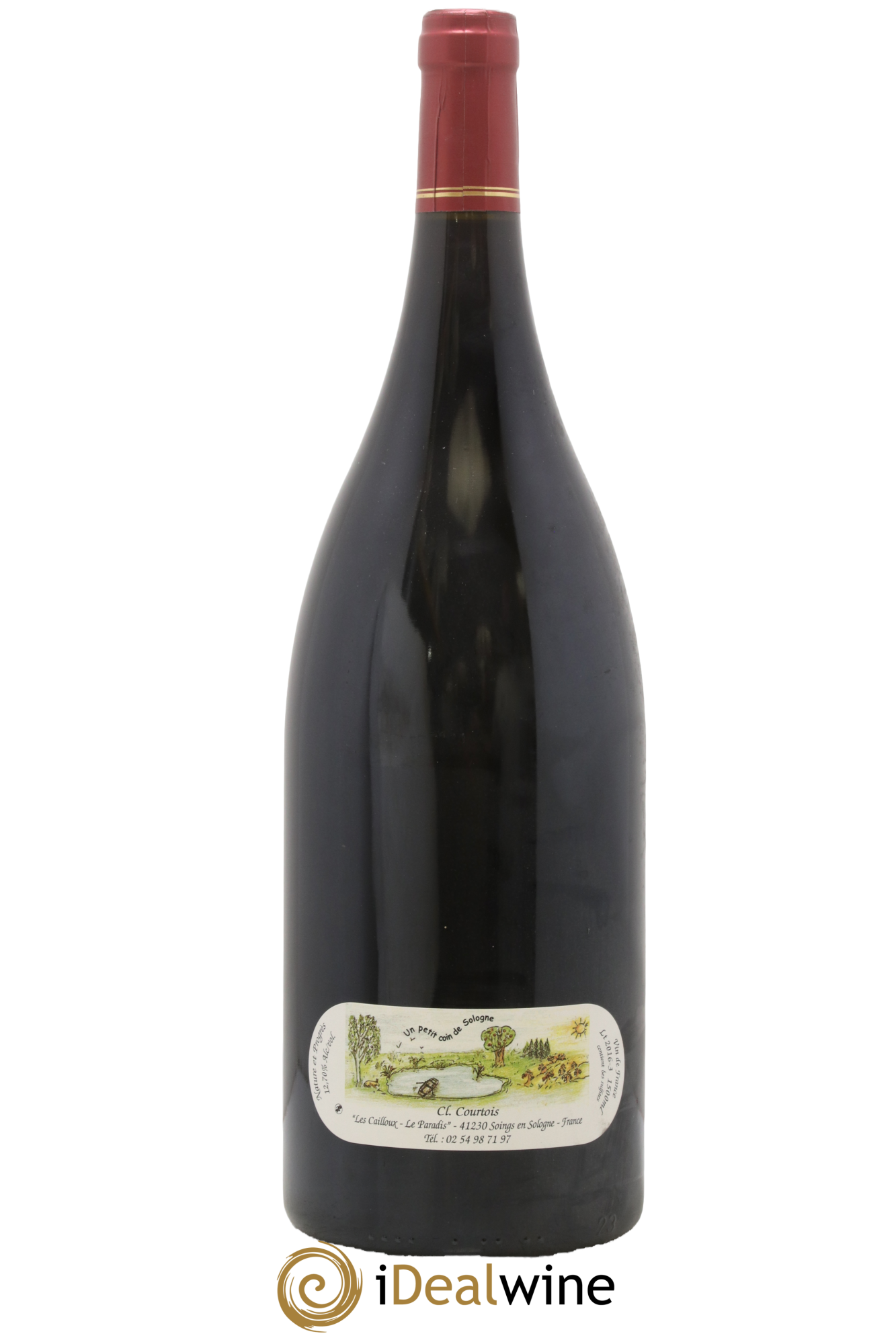 Vin de France Racines Les Cailloux du Paradis - Claude Courtois 2016 - Lot of 1 magnum - 1