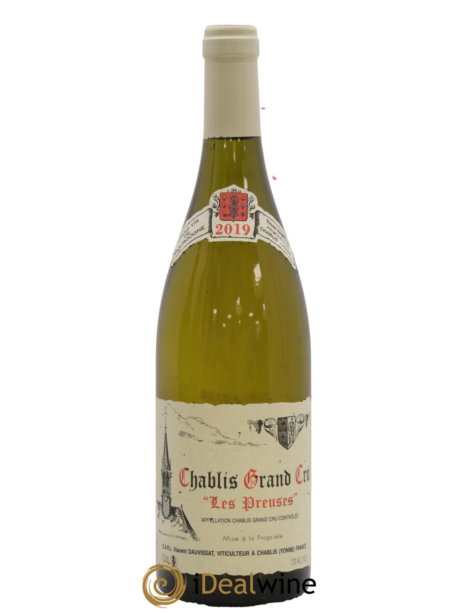 Chablis Grand Cru Les Preuses Vincent Dauvissat (Domaine) 2019 - Posten von 1 Flasche - 0