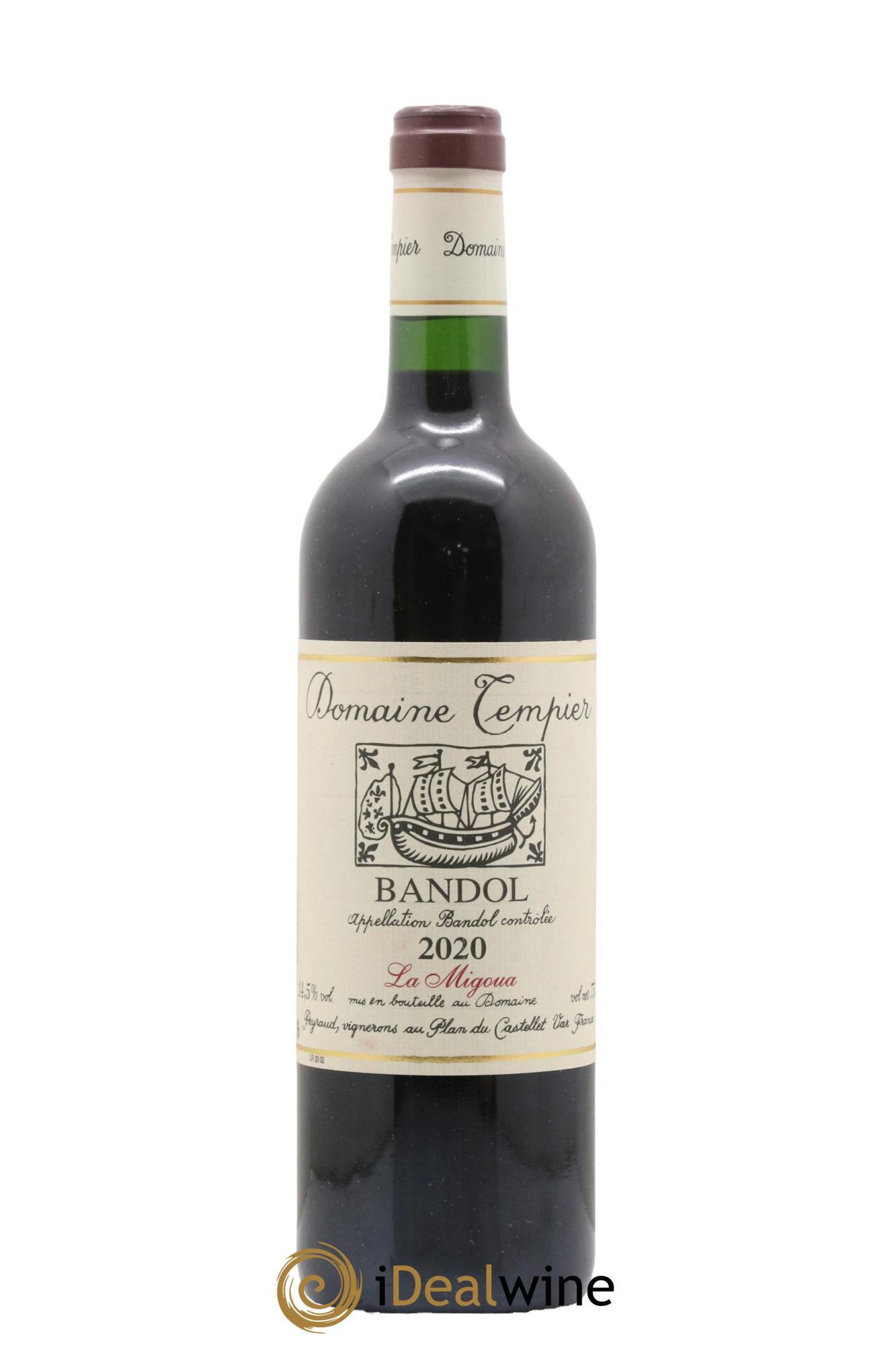 Bandol Domaine Tempier Cuvée La Migoua Famille Peyraud 2020 - Lot de 1 bouteille - 0