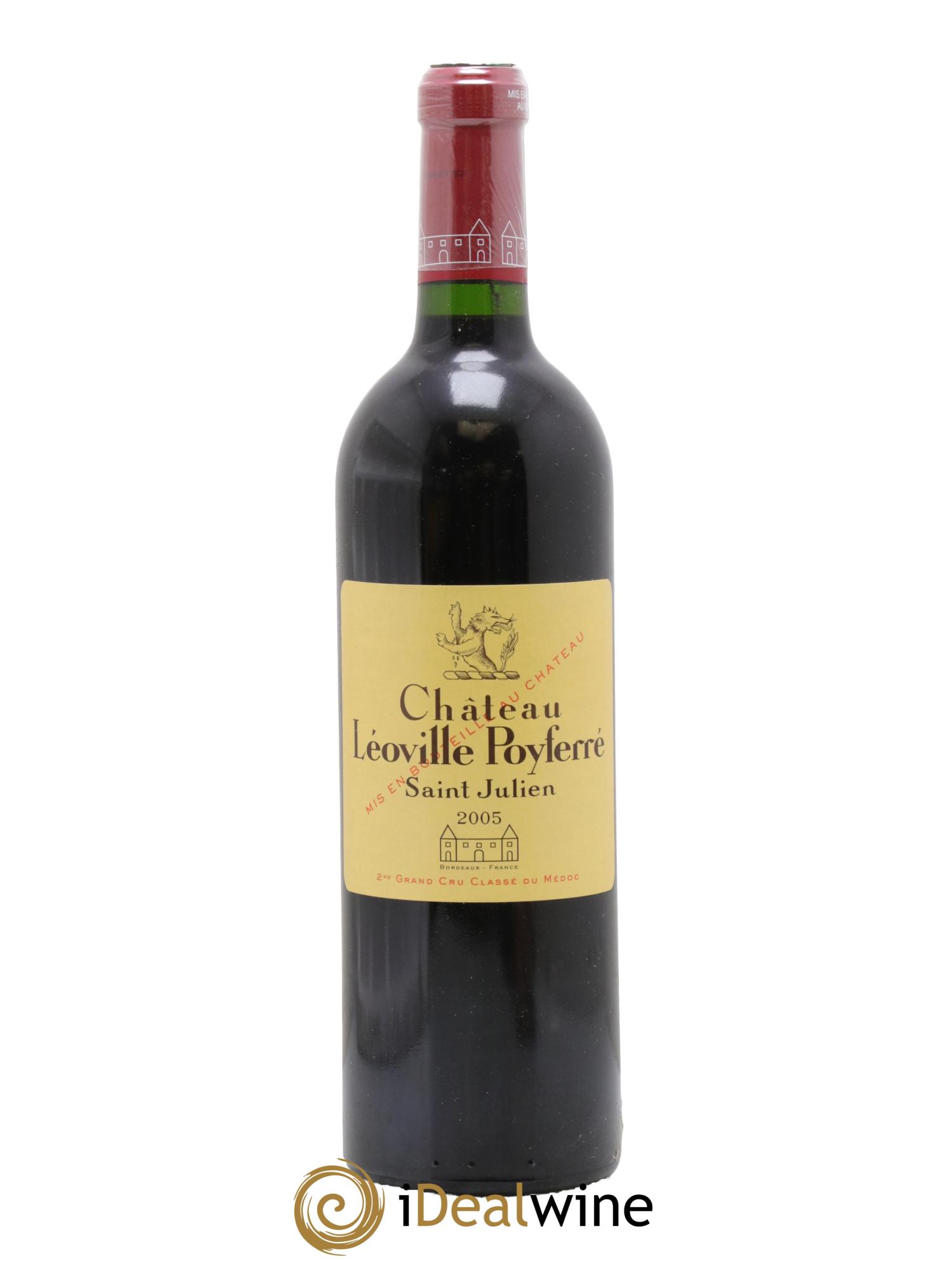 Château Léoville Poyferré 2ème Grand Cru Classé 2005 - Posten von 1 Flasche - 0