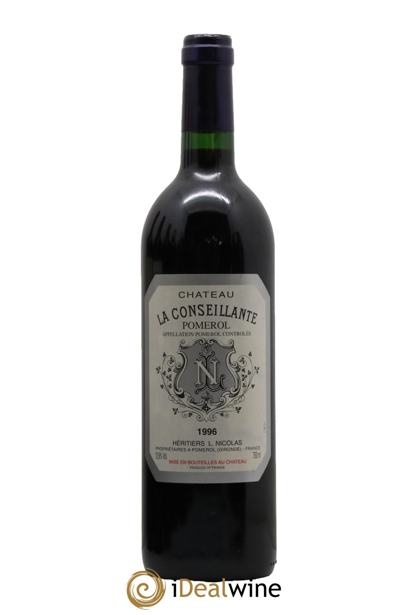 Château la Conseillante 1996 - Lot de 1 bouteille - 0