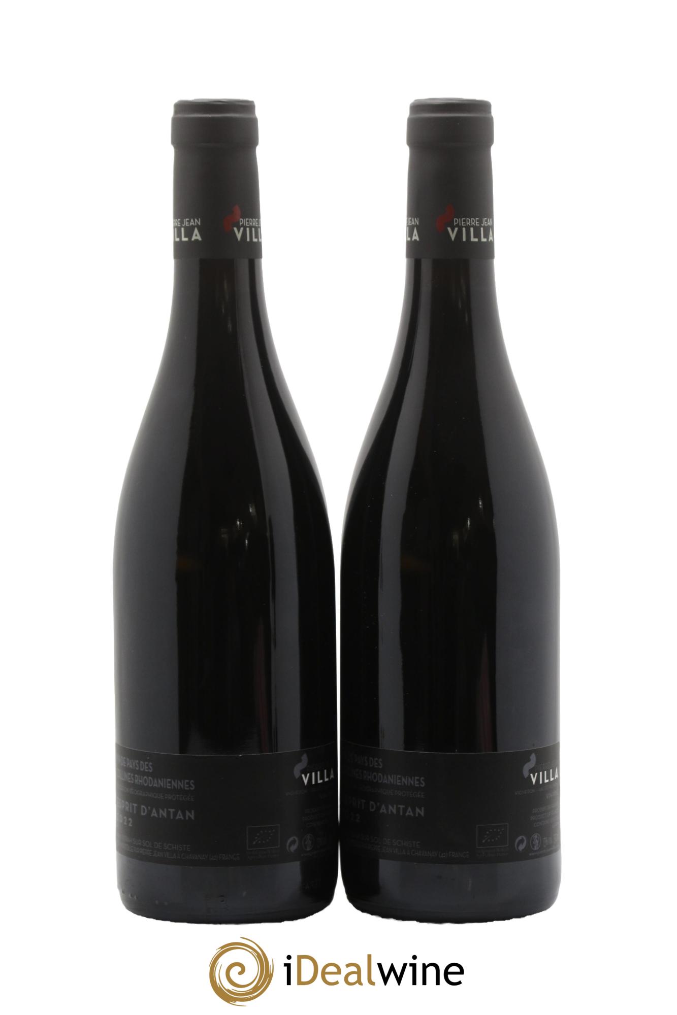 Collines Rhodaniennes Esprit d'Antan Pierre-Jean Villa 2022 - Lot de 2 bouteilles - 1