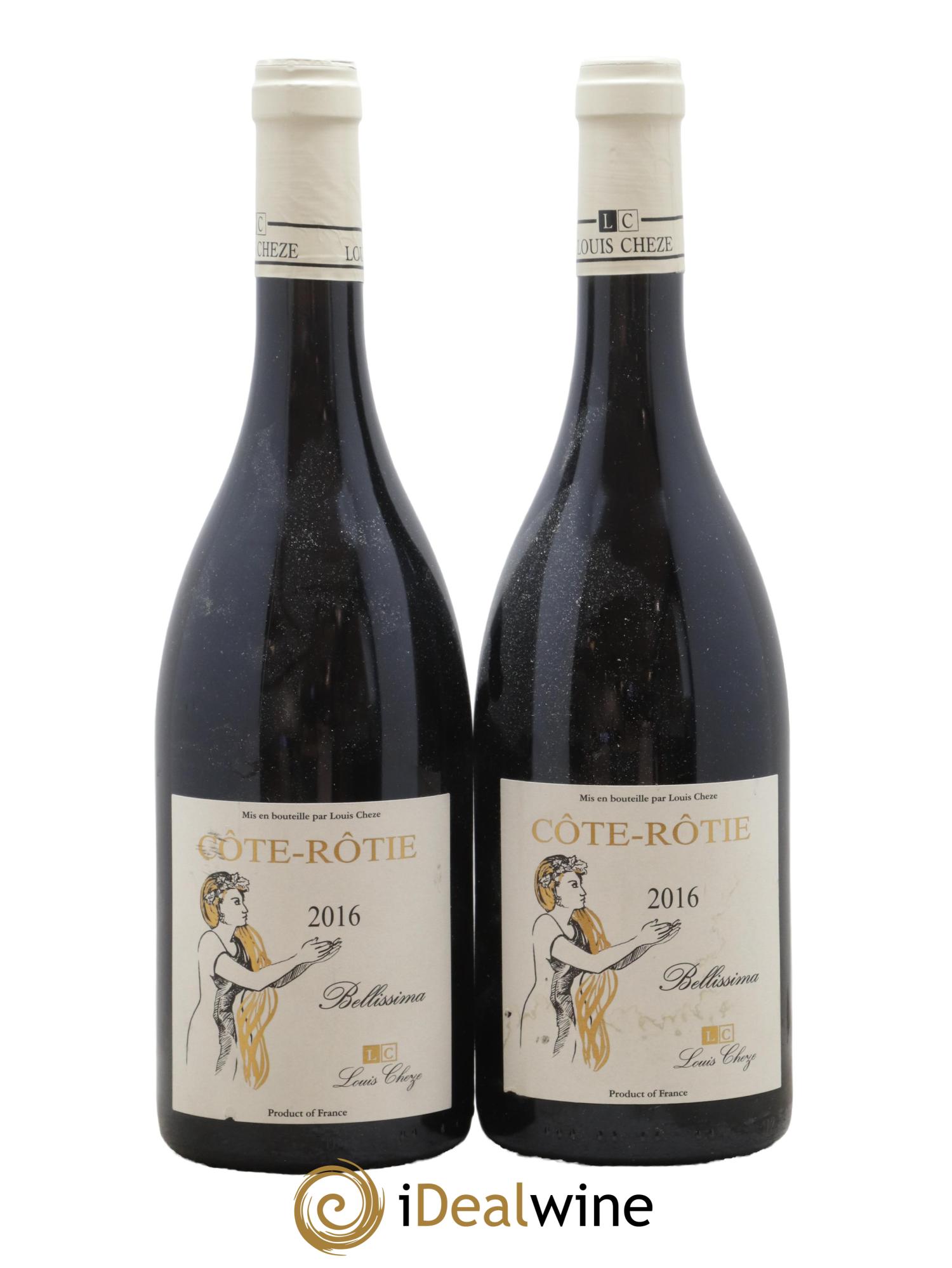 Côte-Rôtie Bellissima Louis Cheze (Domaine) 2016 - Lotto di 2 bottiglie - 0
