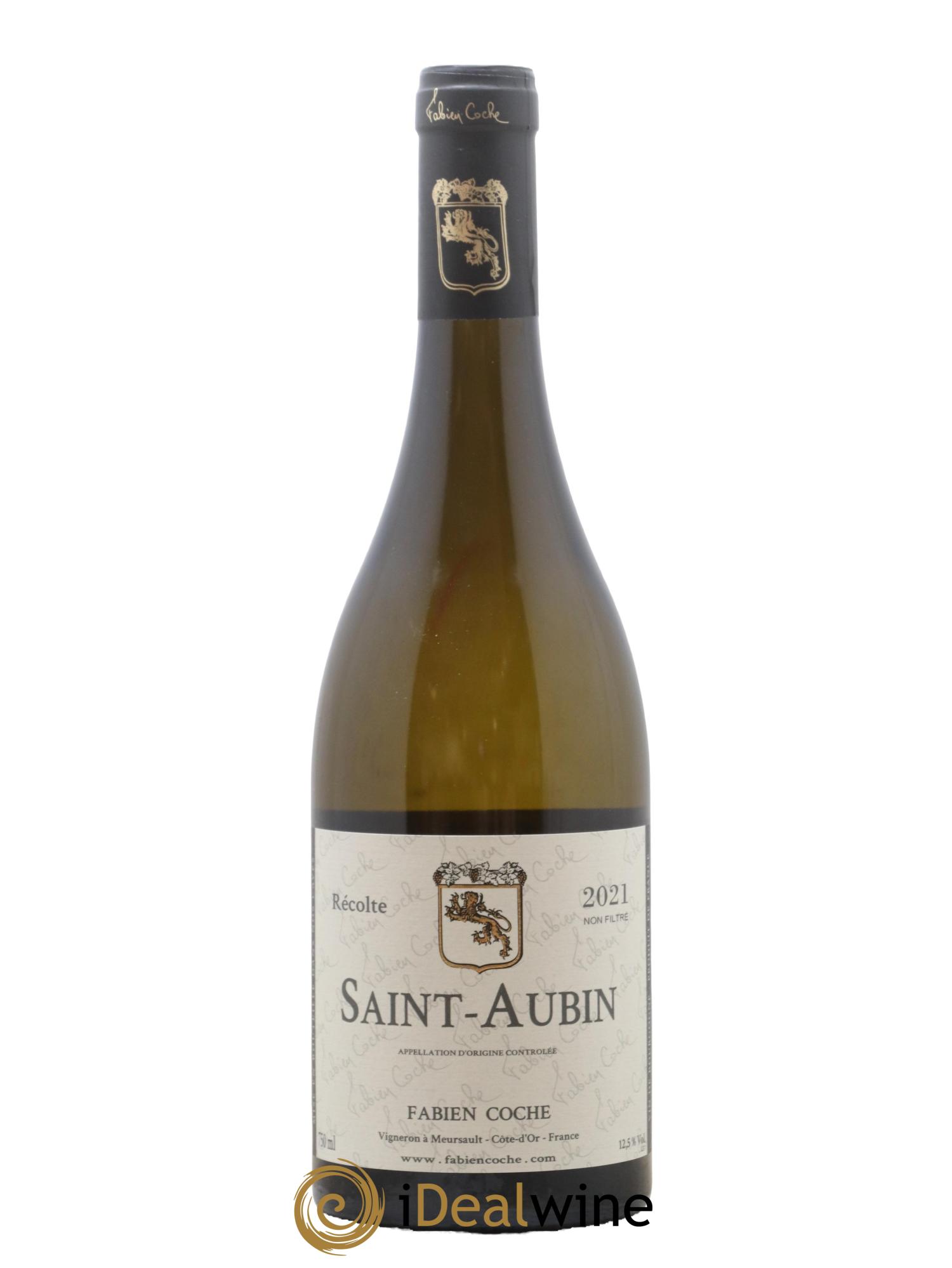 Saint-Aubin Fabien Coche 2021 - Lot de 1 bouteille - 0