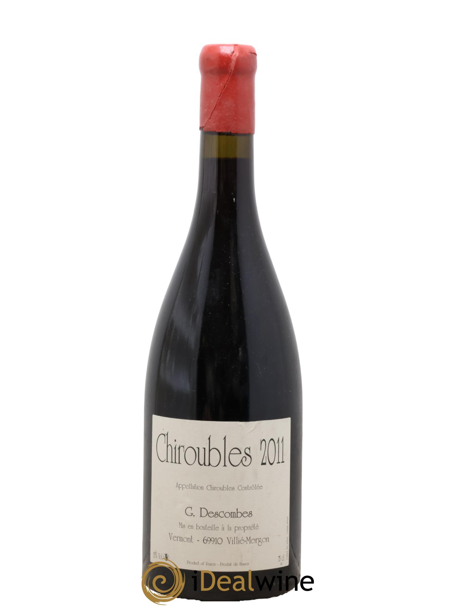 Chiroubles Georges Descombes (Domaine) 2011 - Lotto di 1 bottiglia - 0