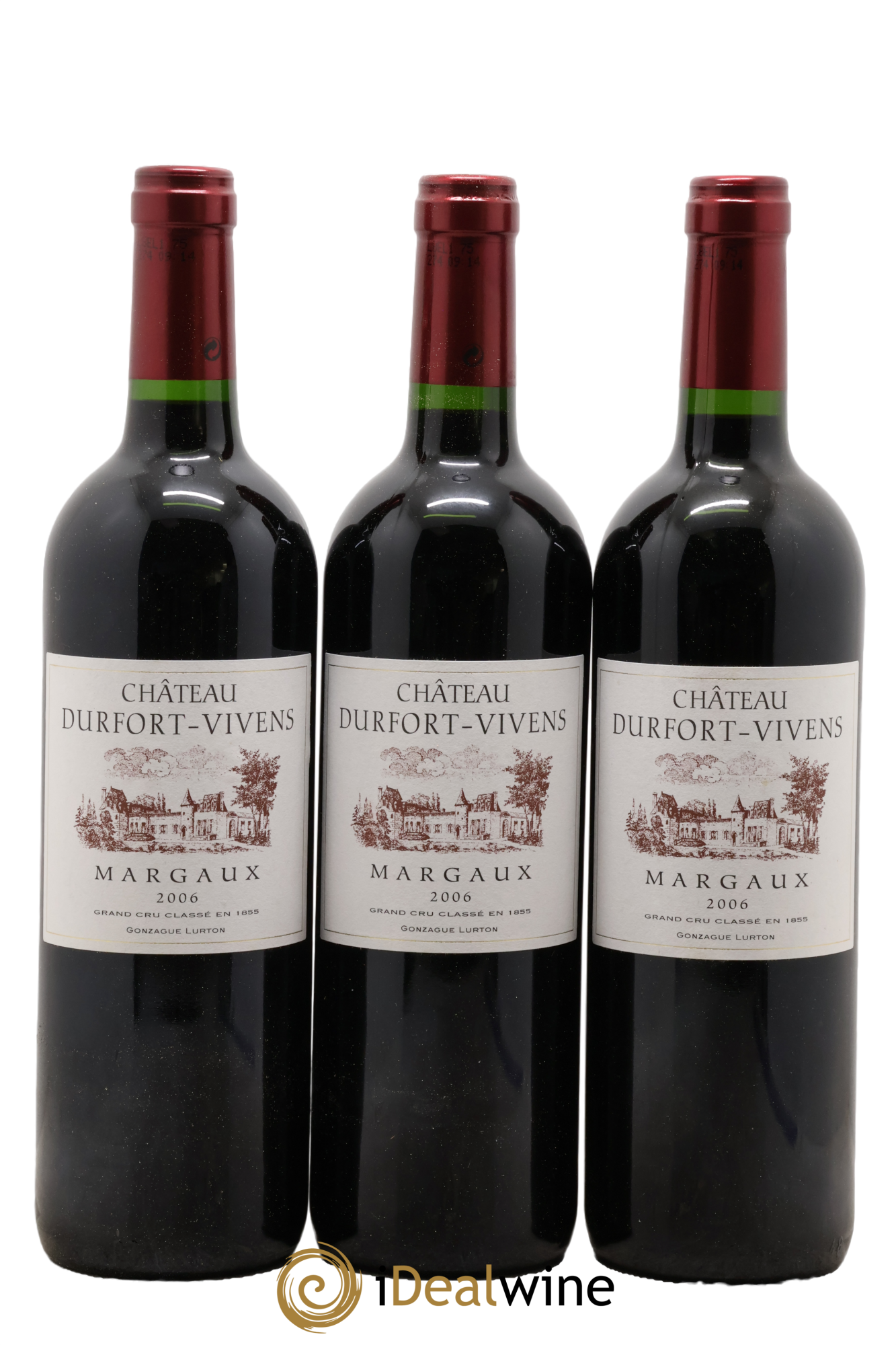 Château Durfort Vivens 2ème Grand Cru Classé 2006 - Lot de 3 bouteilles - 0