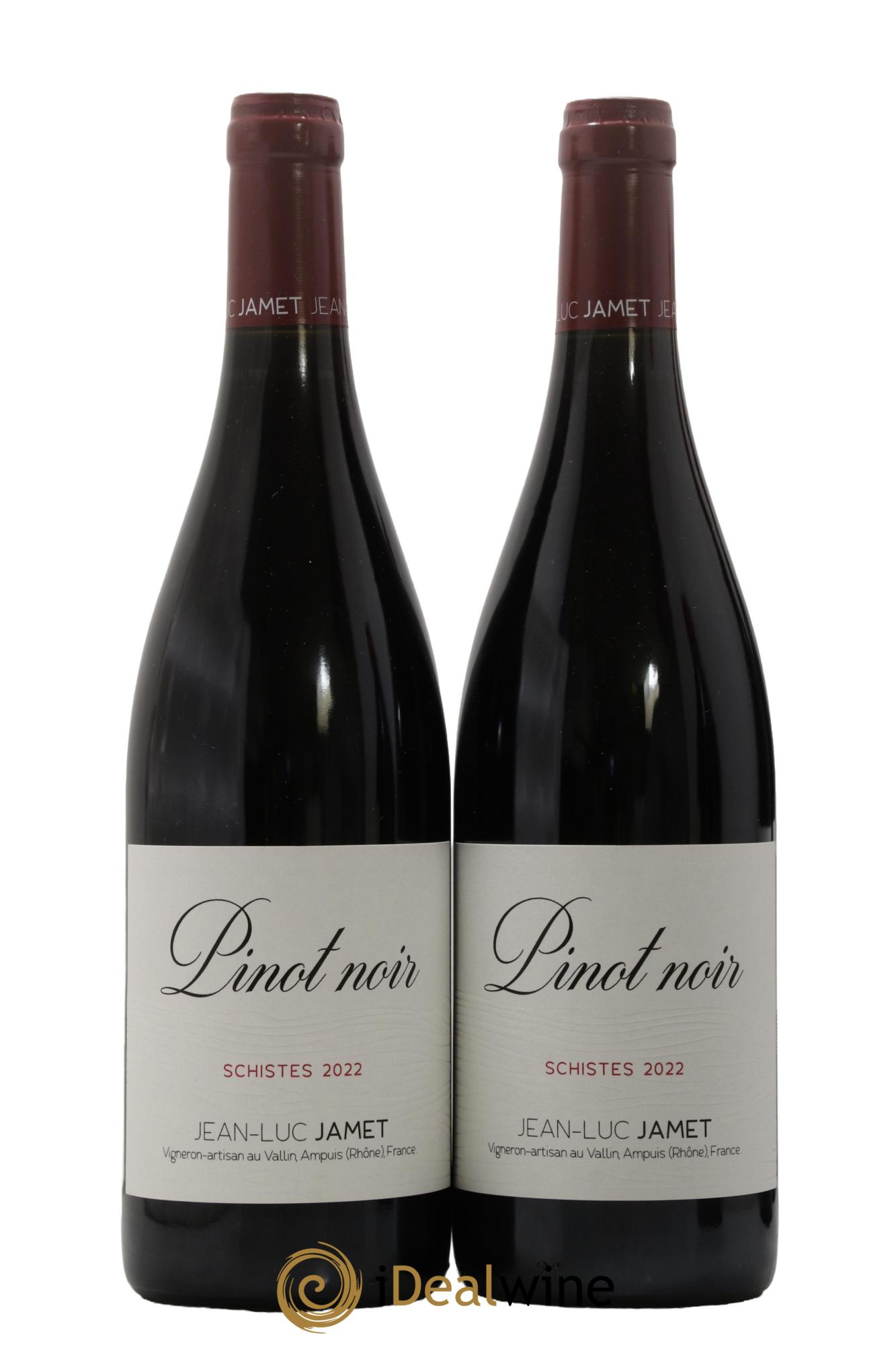 IGP Collines Rhodaniennes Schistes Pinot Noir Jean-Luc Jamet 2022 - Lot de 2 bouteilles - 0