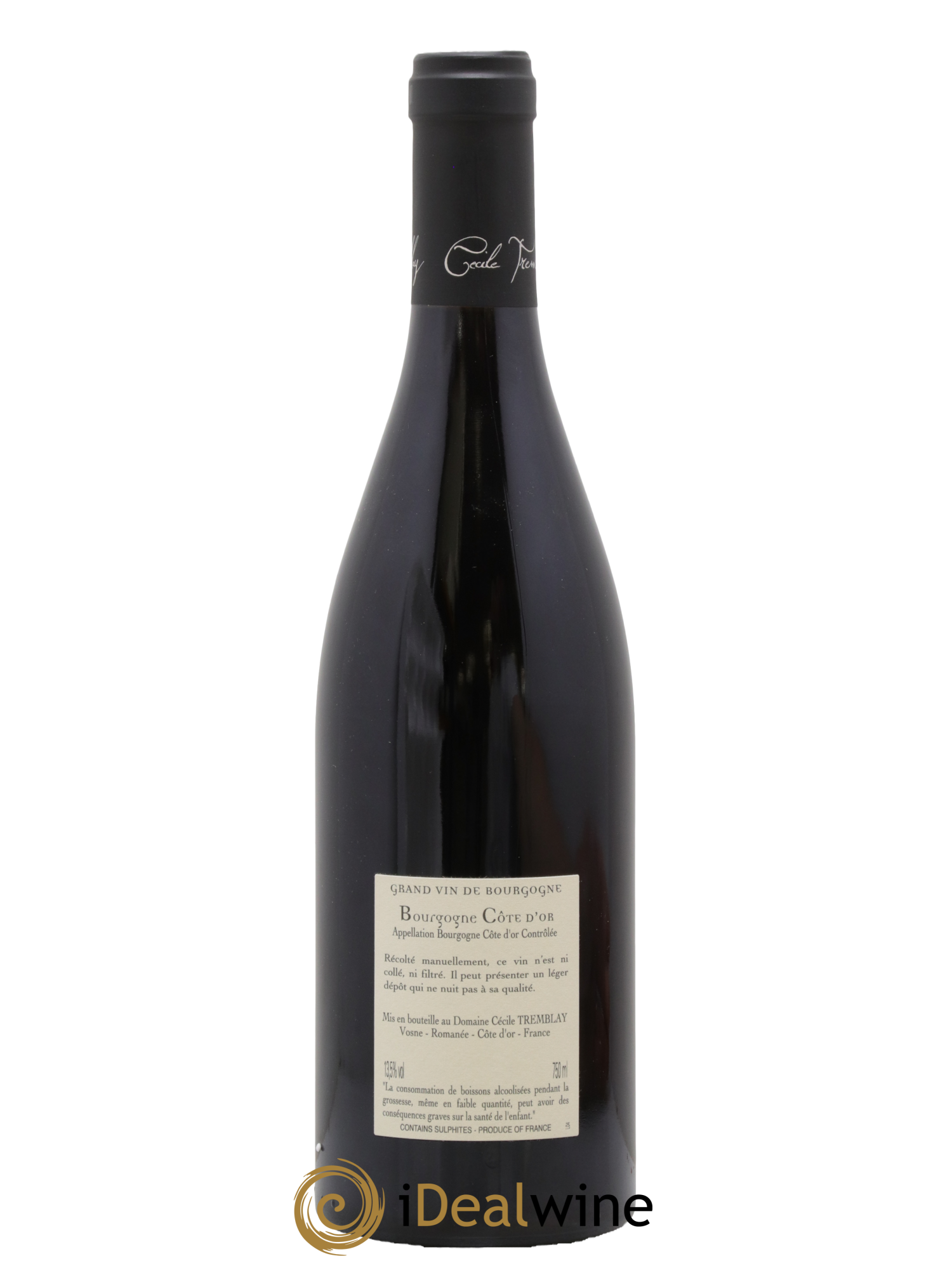 Bourgogne Côte-d'Or Cécile Tremblay 2020 - Lot de 1 bouteille - 1
