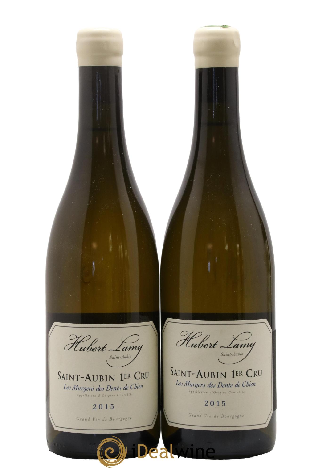 Saint-Aubin 1er Cru Les Murgers des Dents de Chien Hubert Lamy 2015 - Lot de 2 bouteilles - 0