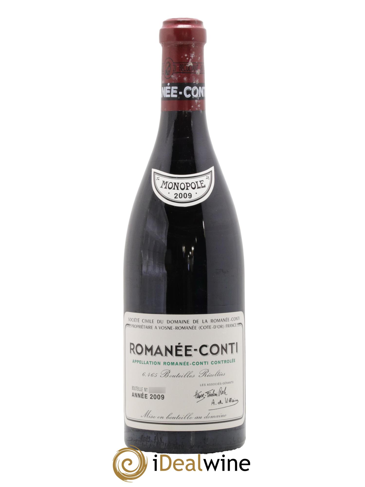 Romanée-Conti Grand Cru Domaine de la Romanée-Conti 2009 - Lot of 1 bottle - 0