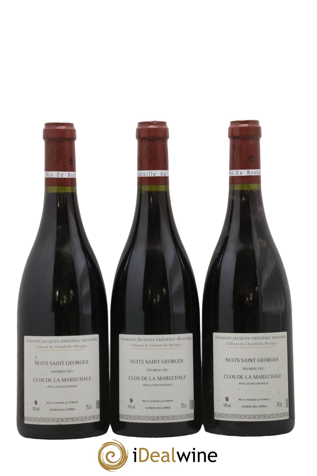 Nuits-Saint-Georges 1er Cru Clos de La Maréchale Jacques-Frédéric Mugnier 2009 - Lot de 3 bouteilles - 1