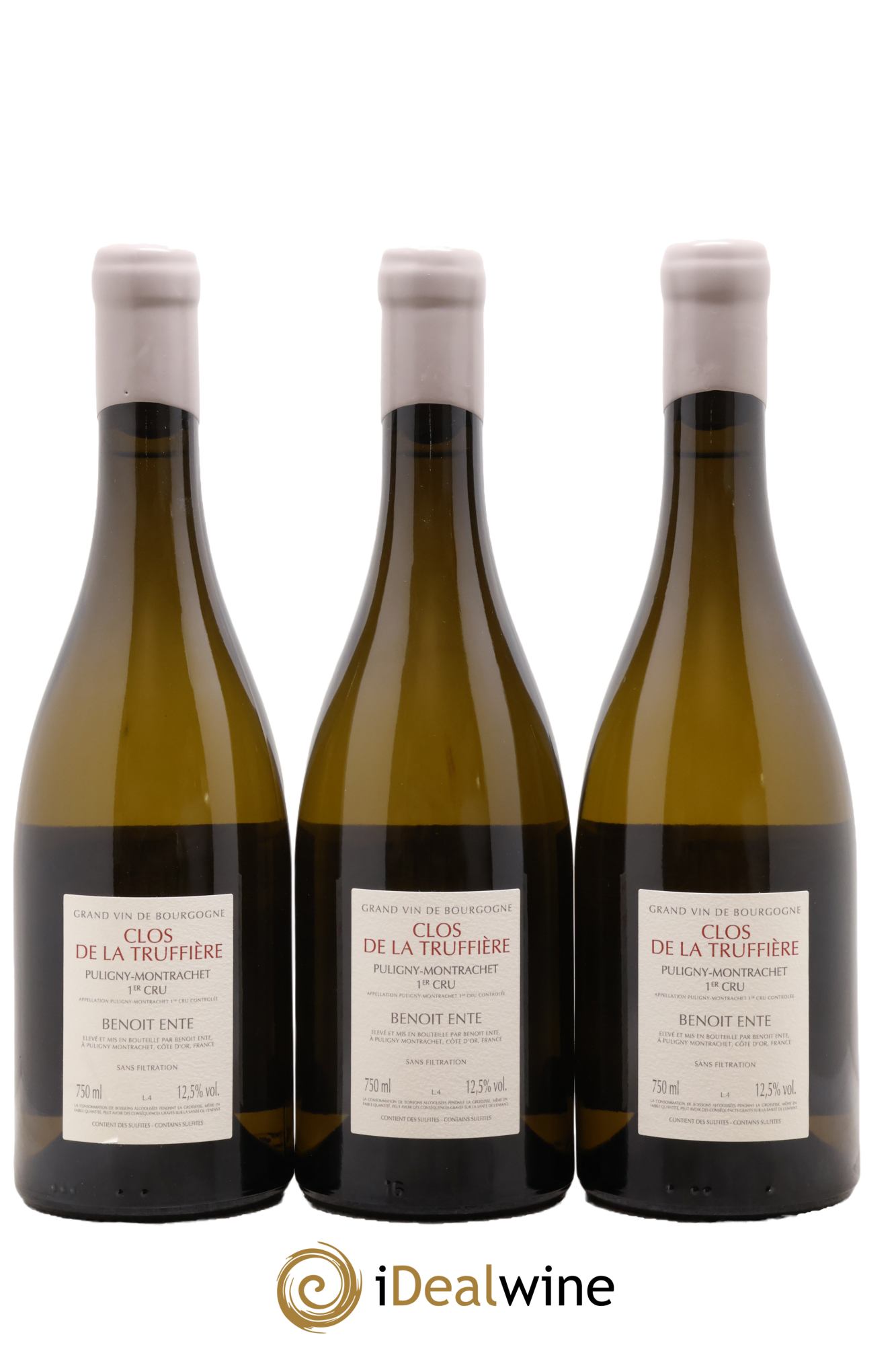 Puligny-Montrachet 1er Cru Clos de la Truffière Benoit Ente 2021 - Lot de 3 bouteilles - 1