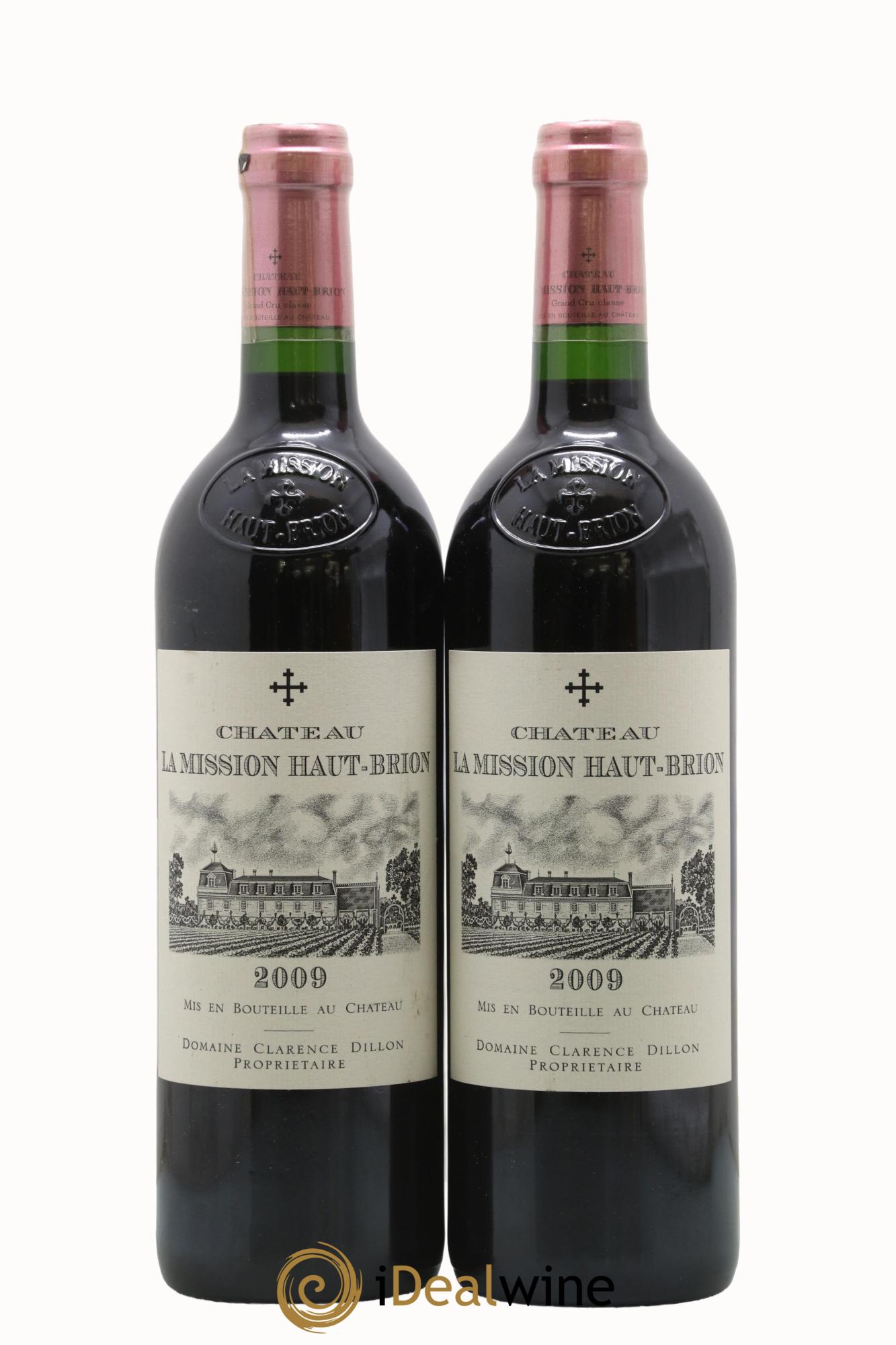 Château la Mission Haut-Brion Cru Classé de Graves 2009 - Lot de 2 bouteilles - 0