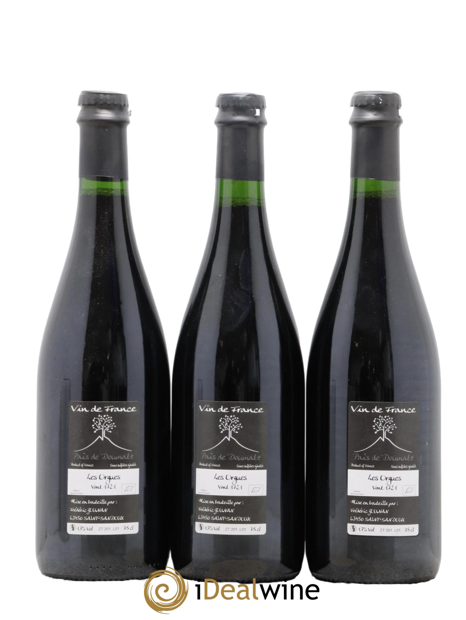 Buy Vin de France Les Orgues Vignoble de l'Arbre Blanc 2017 (lot