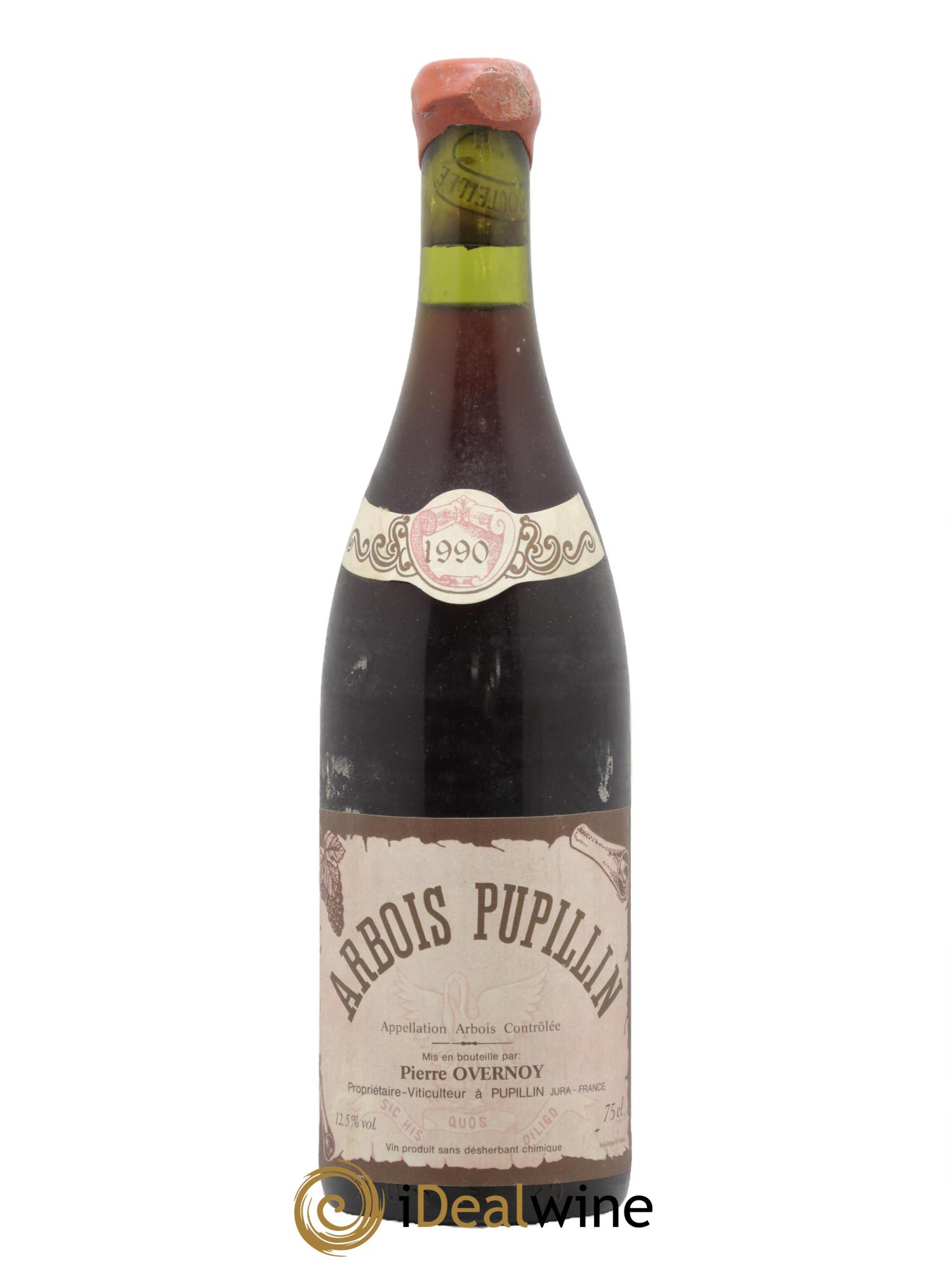 Arbois-Pupillin Poulsard (cire rouge) Overnoy-Houillon (Domaine) 1990 - Lot de 1 bouteille - 0