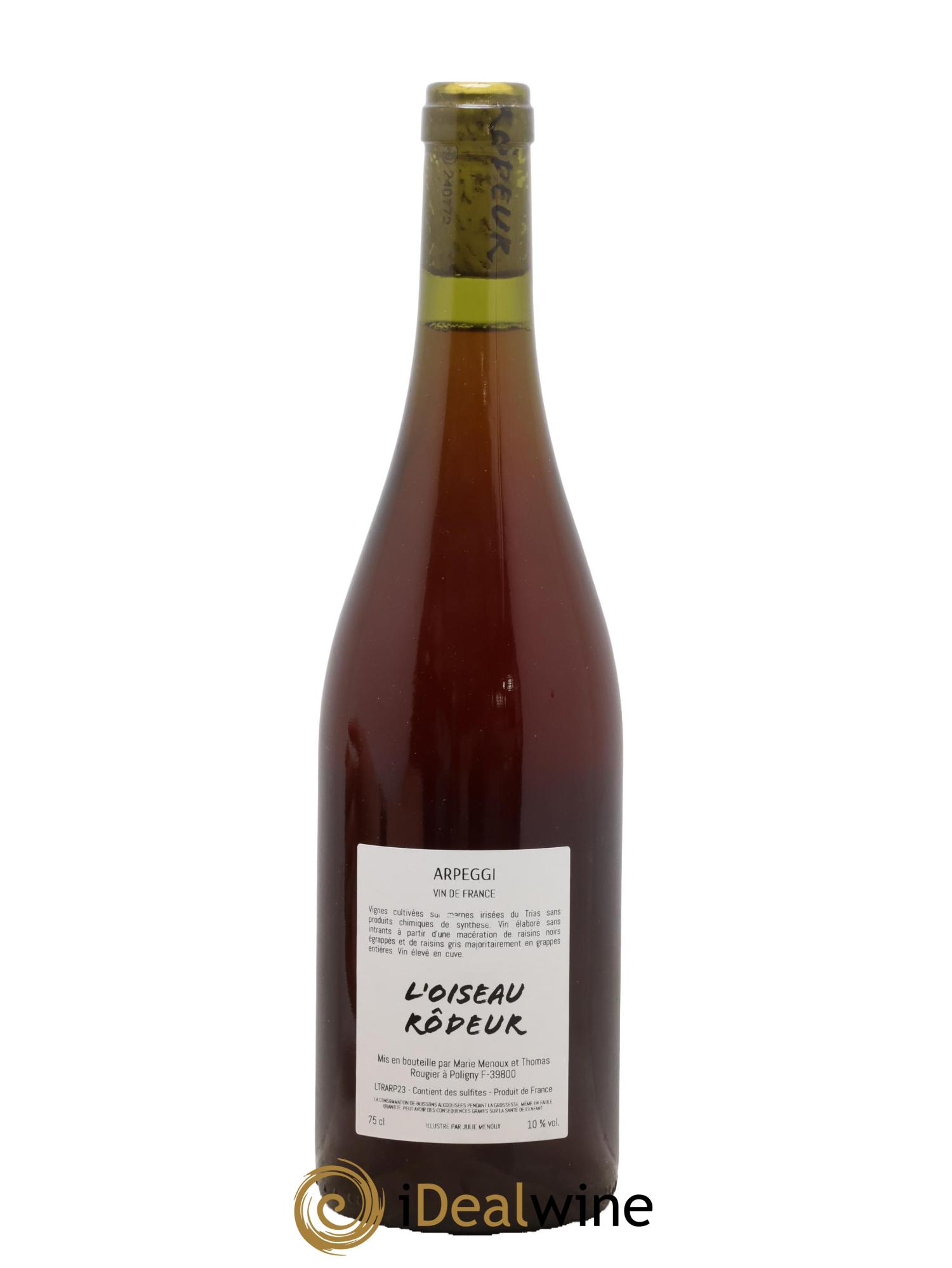 Vin de France L'Oiseau Rodeur Arpeggi 2023 - Lotto di 1 bottiglia - 1