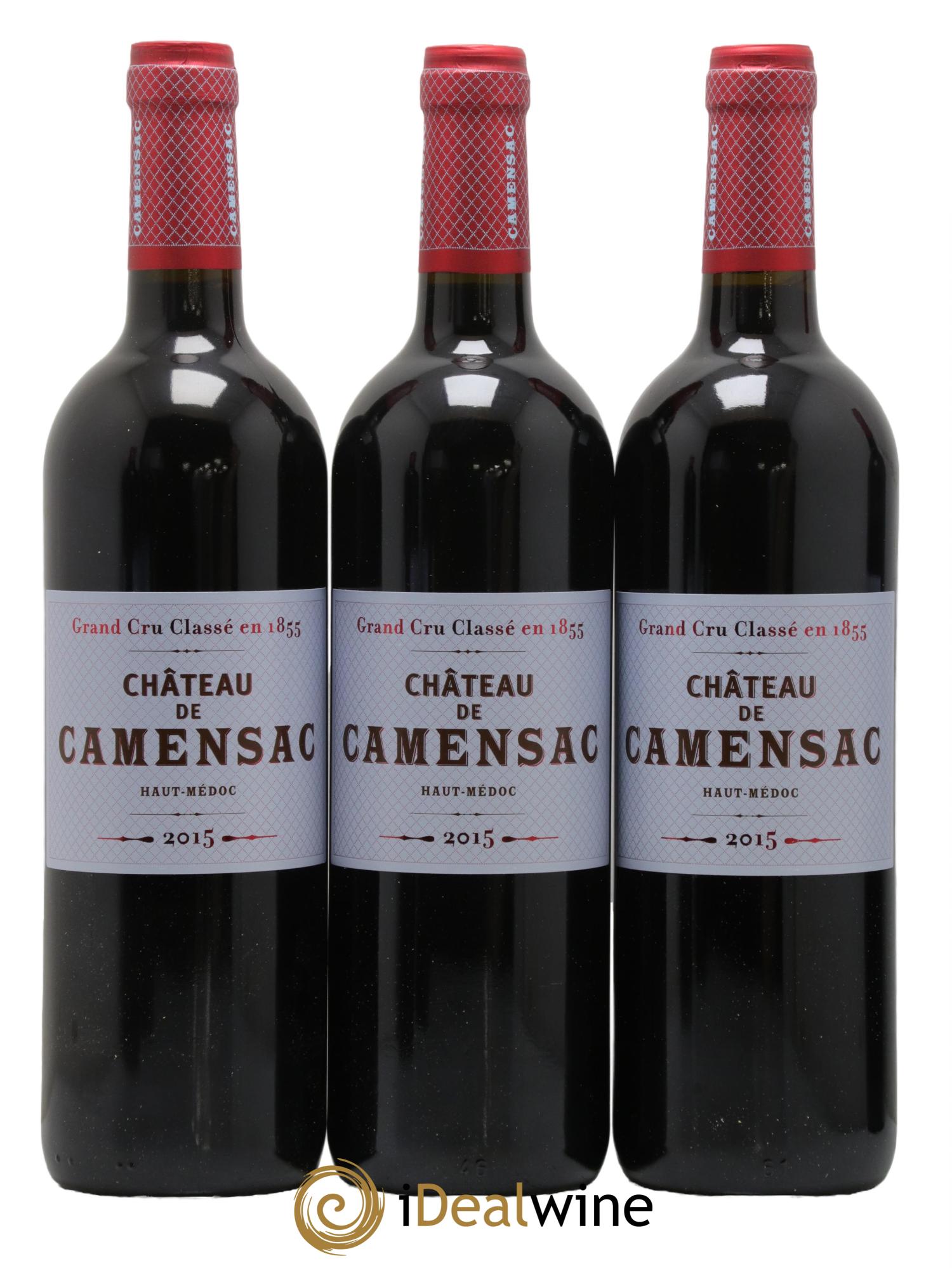 Château Camensac 5ème Grand Cru Classé 2015 - Lot de 6 bouteilles - 2