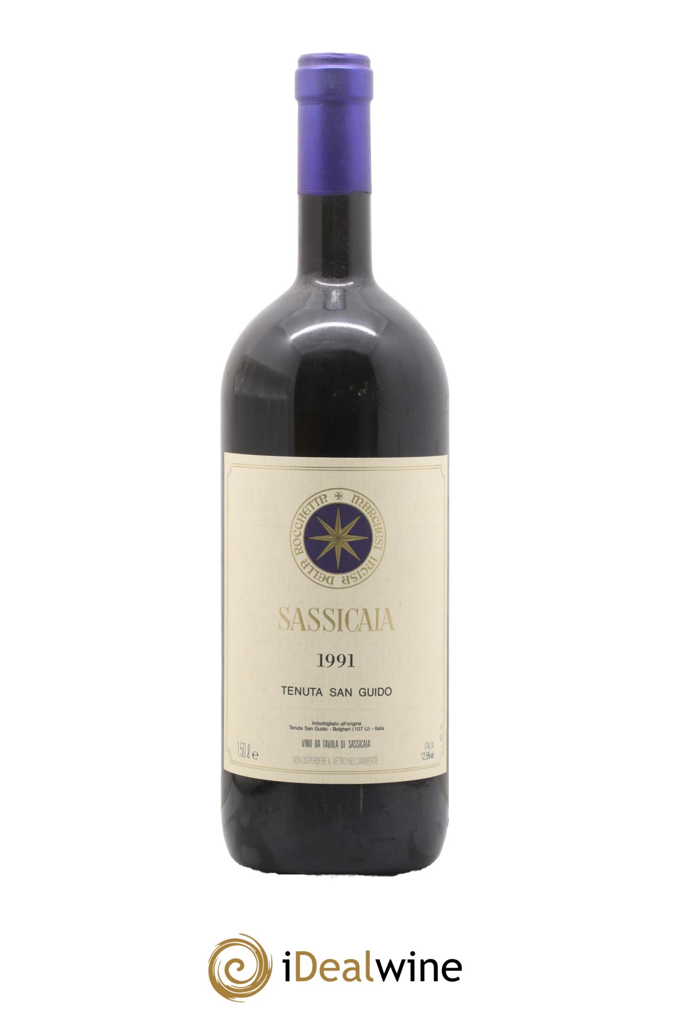 Bolgheri DOC Sassicaia Tenuta San Guido 1991 - Lot of 1 magnum - 0
