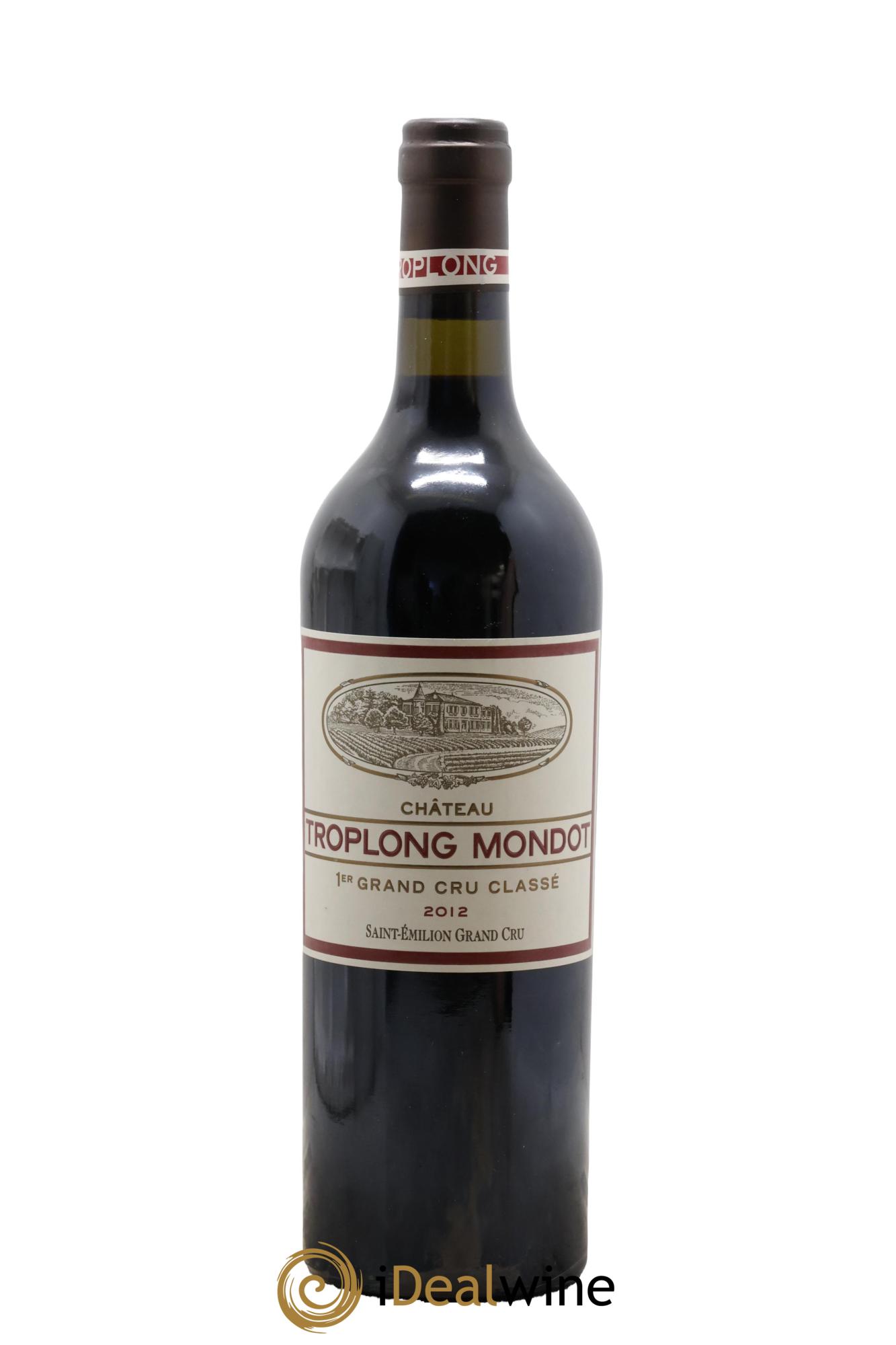 Château Troplong Mondot 1er Grand Cru Classé B 2012 - Lot of 1 bottle - 0