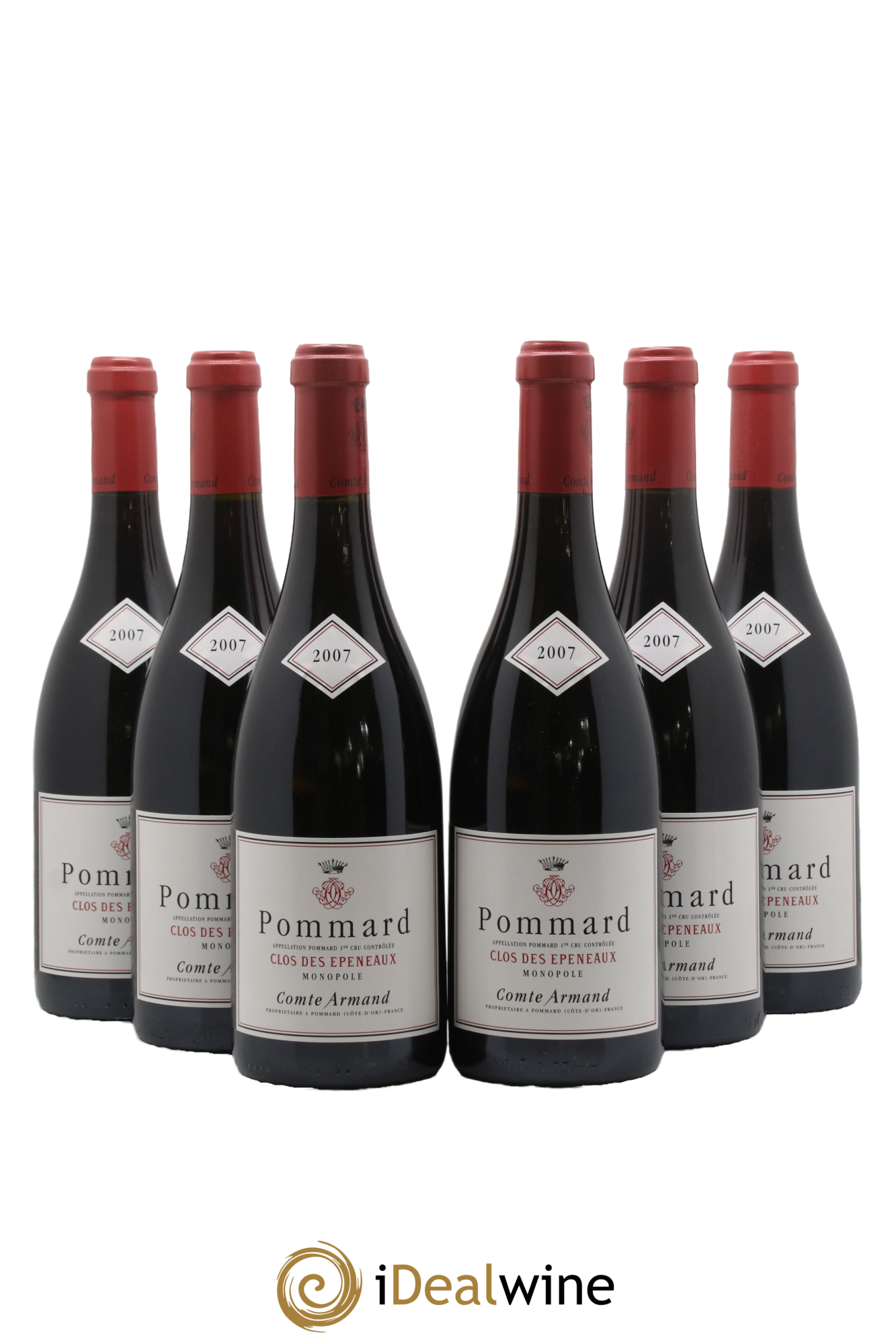 Pommard 1er Cru Clos des Epeneaux Comte Armand 2007 - Lot de 6 bouteilles - 0