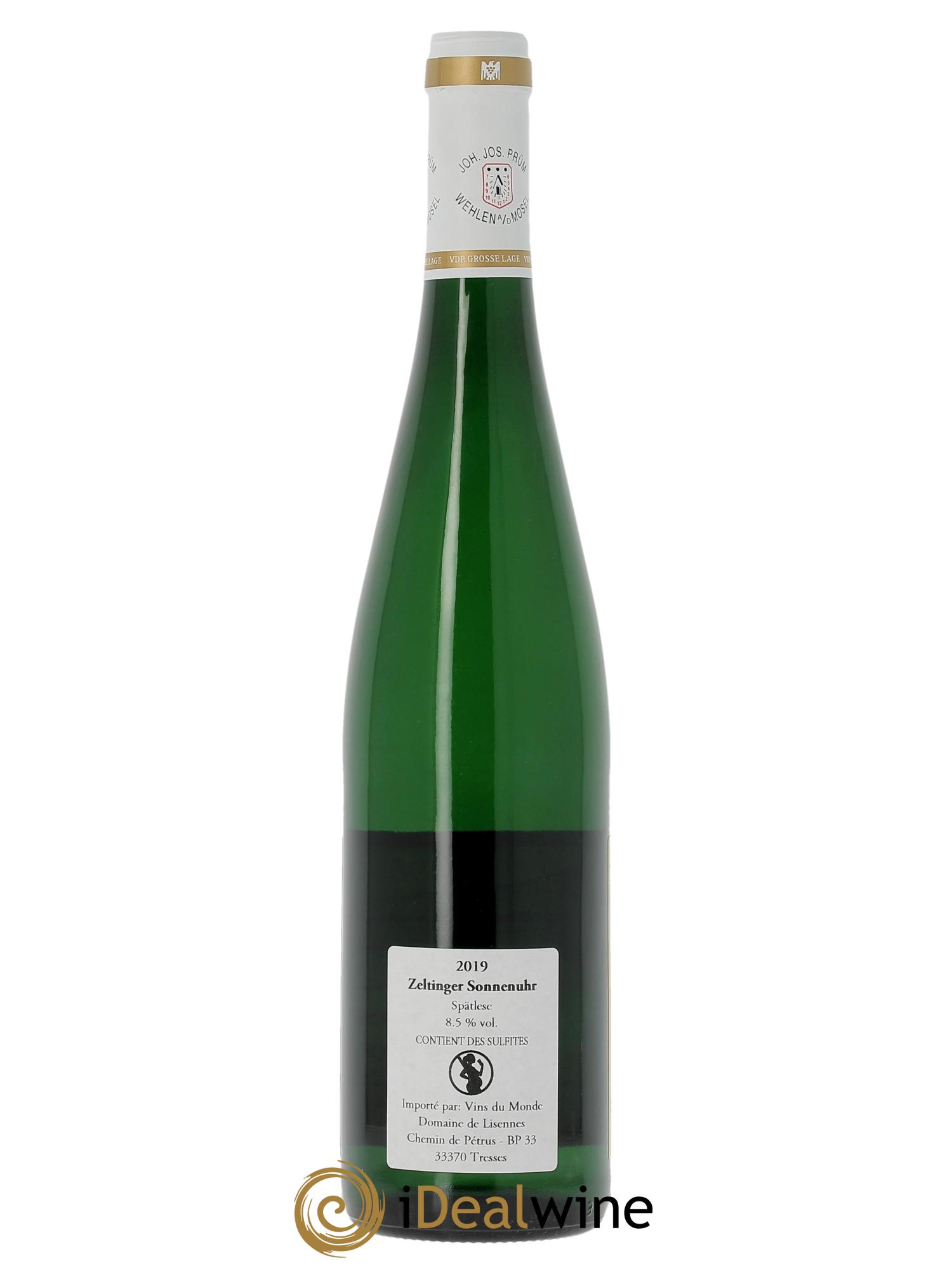 Riesling Joh. Jos. Prum Zeltinger Sonnenuhr Spätlese 2019 - Lot de 1 bouteille - 2