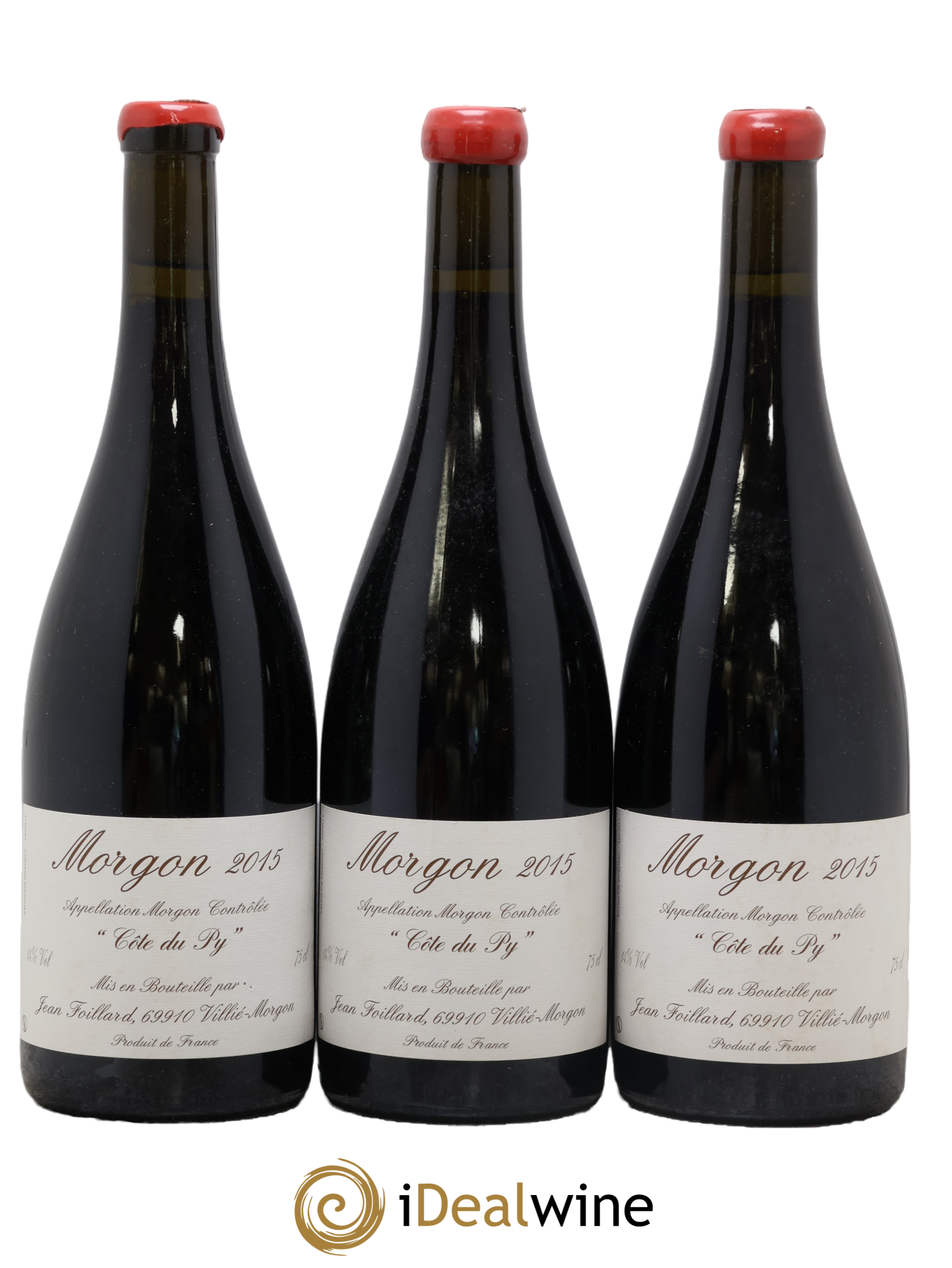 Morgon Côte du Py Jean Foillard 2015 - Lot de 3 bouteilles - 0