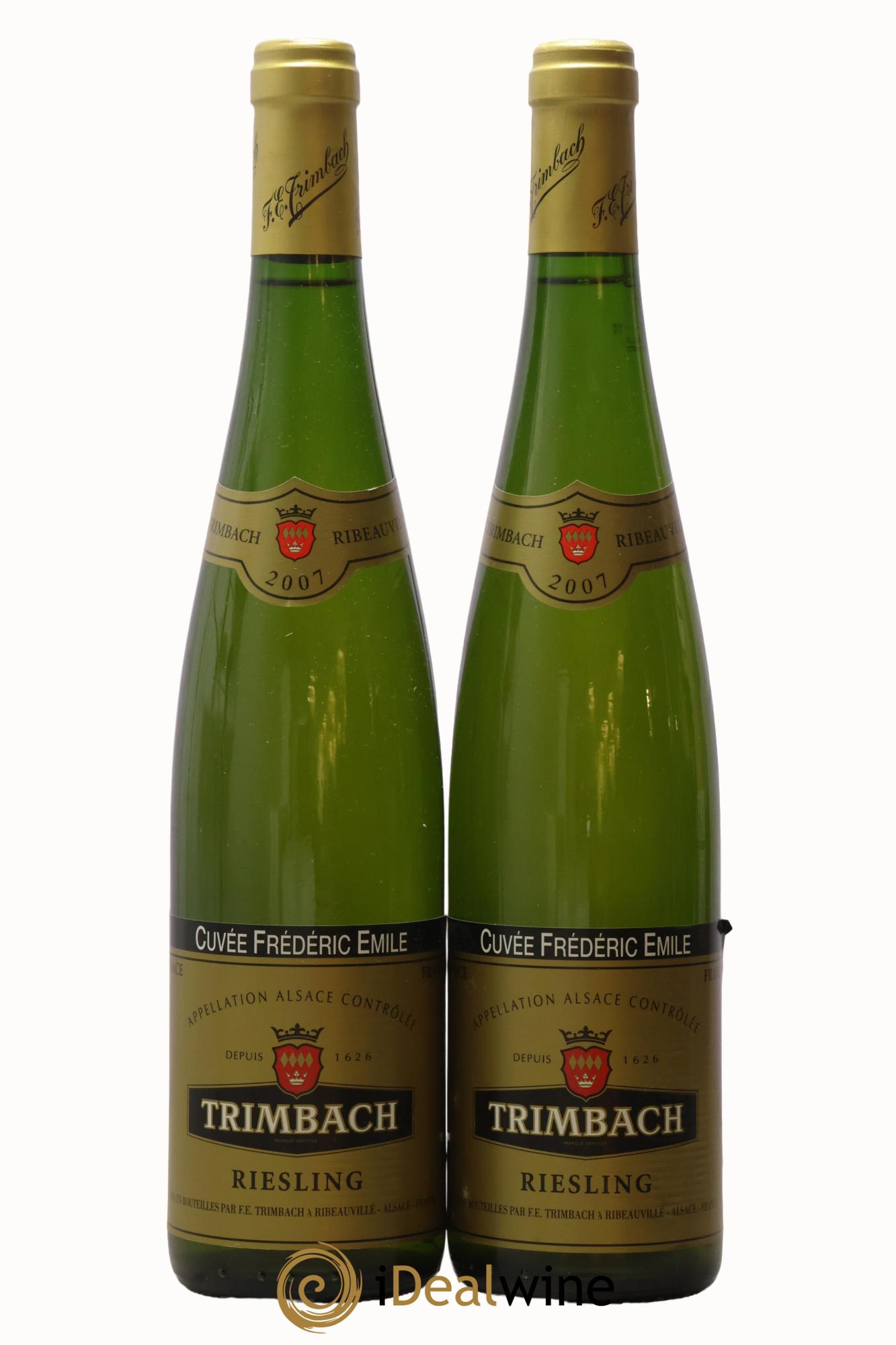Alsace Riesling Cuvée Frédéric Emile Trimbach (Domaine) 2007 - Lot de 2 bouteilles - 0