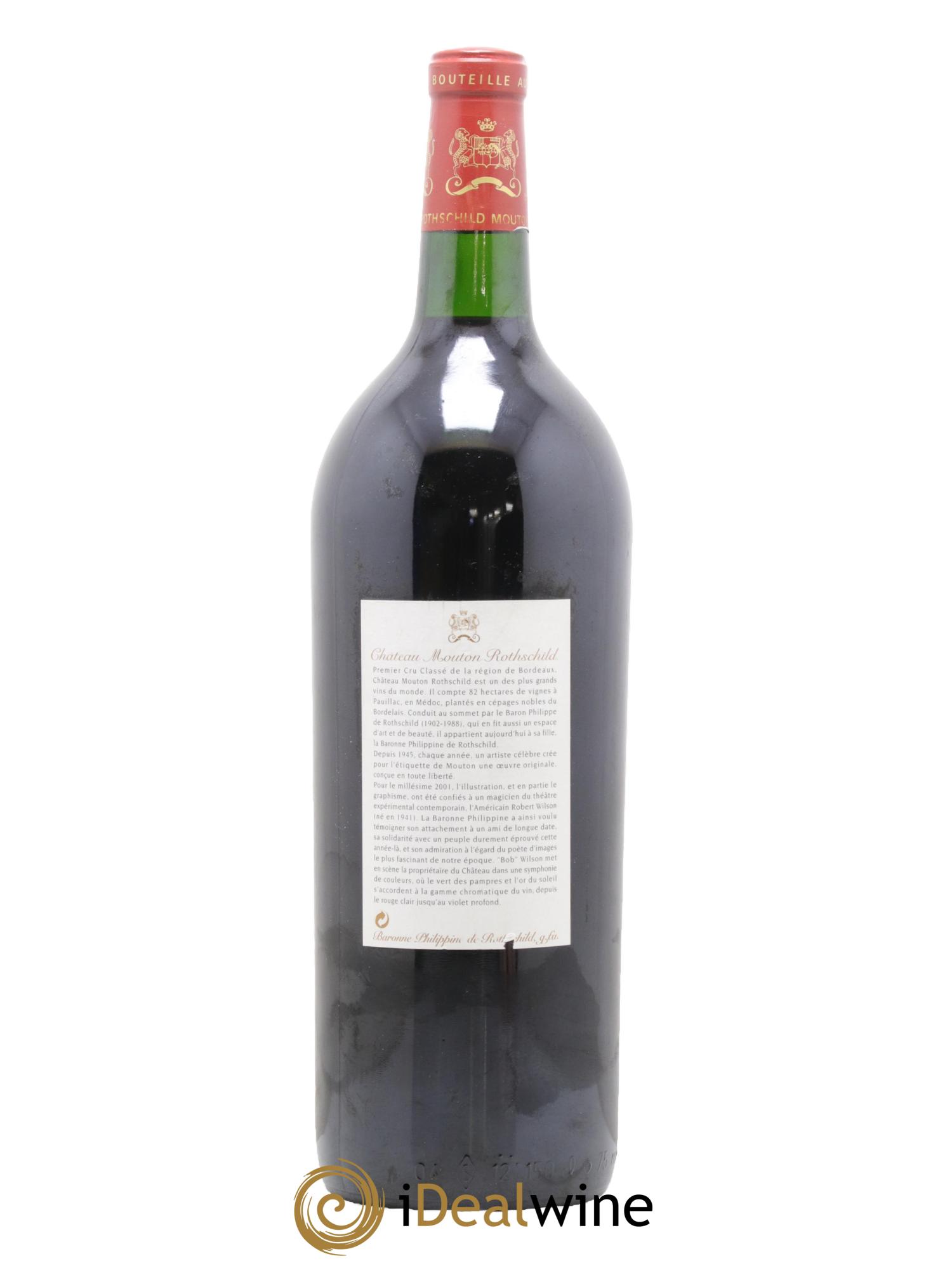 Château Mouton Rothschild 1er Grand Cru Classé 2001 - Posten von 1 Magnum - 1
