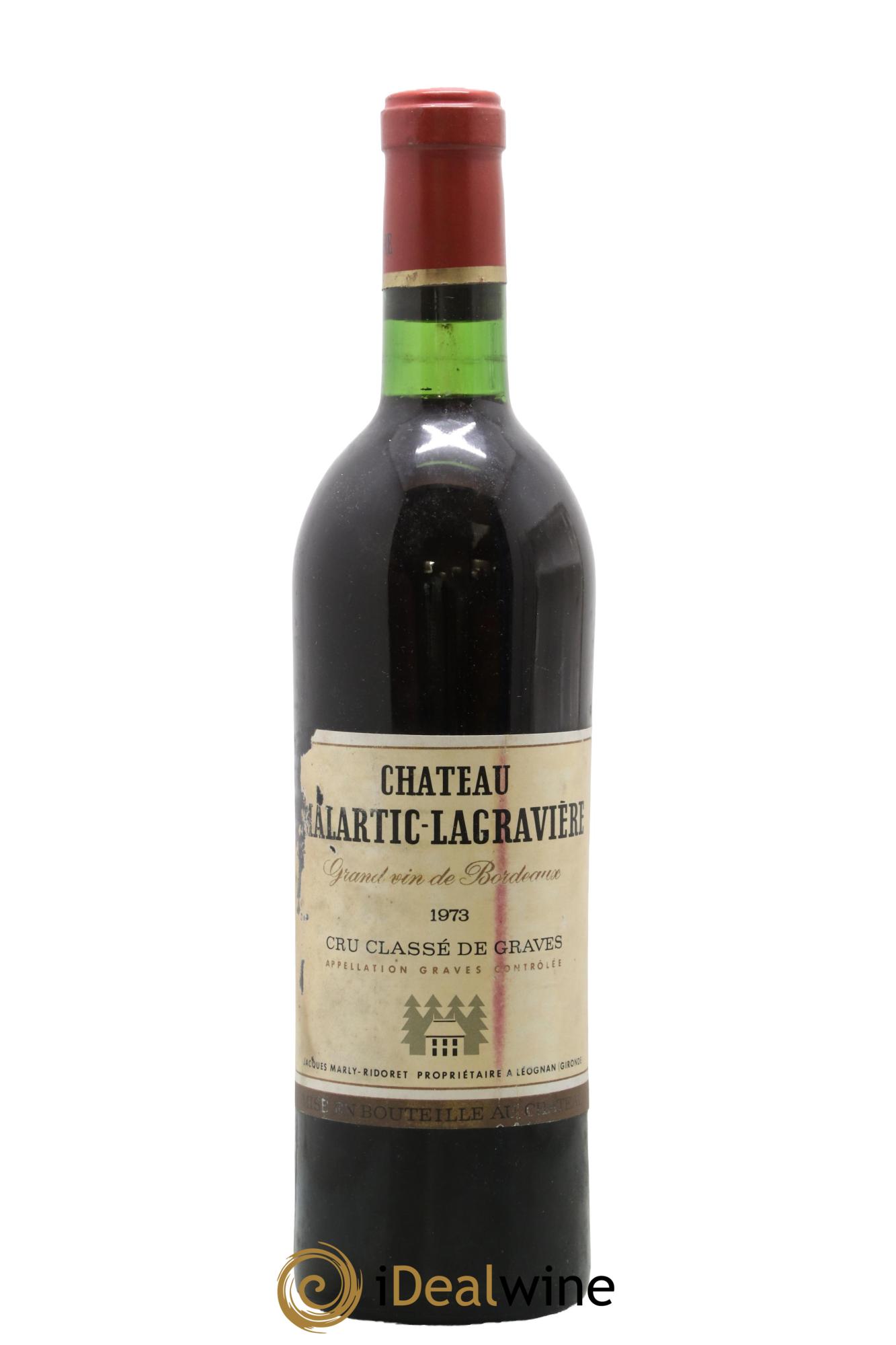 Château Malartic-Lagravière Cru Classé de Graves 1973 - Lot de 1 bouteille - 0