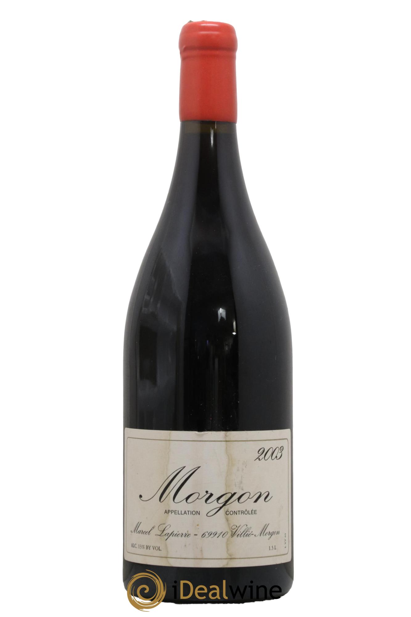 Morgon Marcel Lapierre (Domaine) 2003 - Lot de 1 magnum - 0