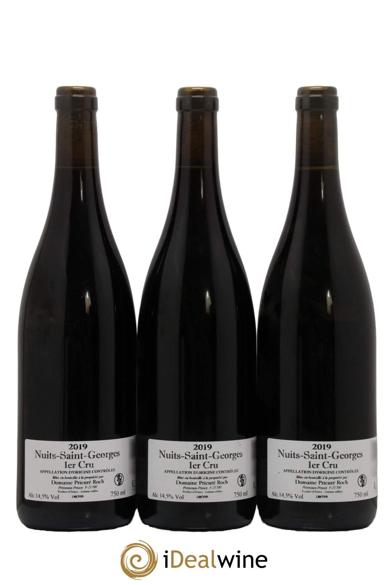 Nuits-Saint-Georges 1er Cru Vieilles Vignes Prieuré Roch  2019 - Lotto di 3 bottiglie - 1