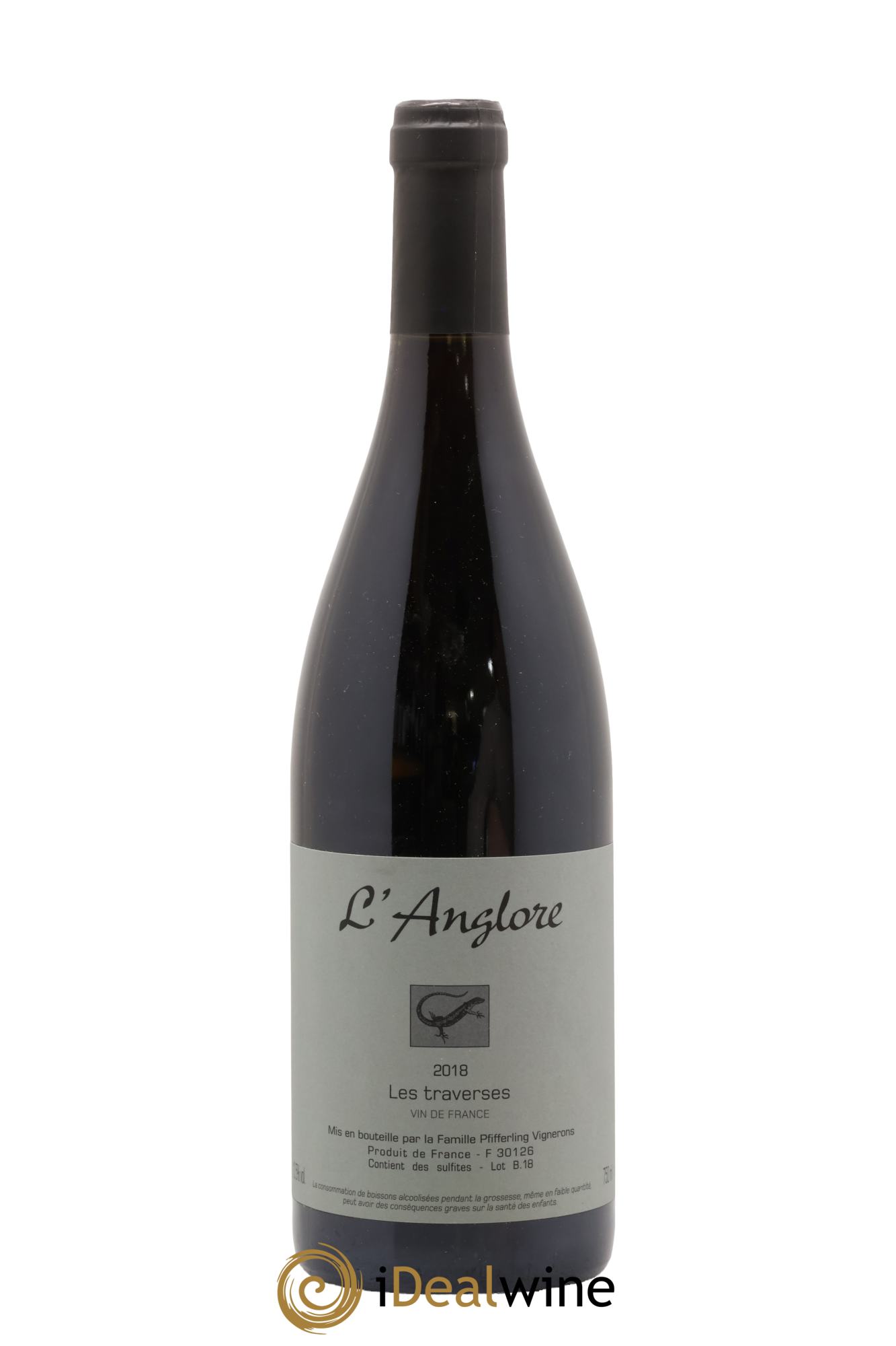 Vin de France Les Traverses L'Anglore 2018 - Posten von 1 Flasche - 0