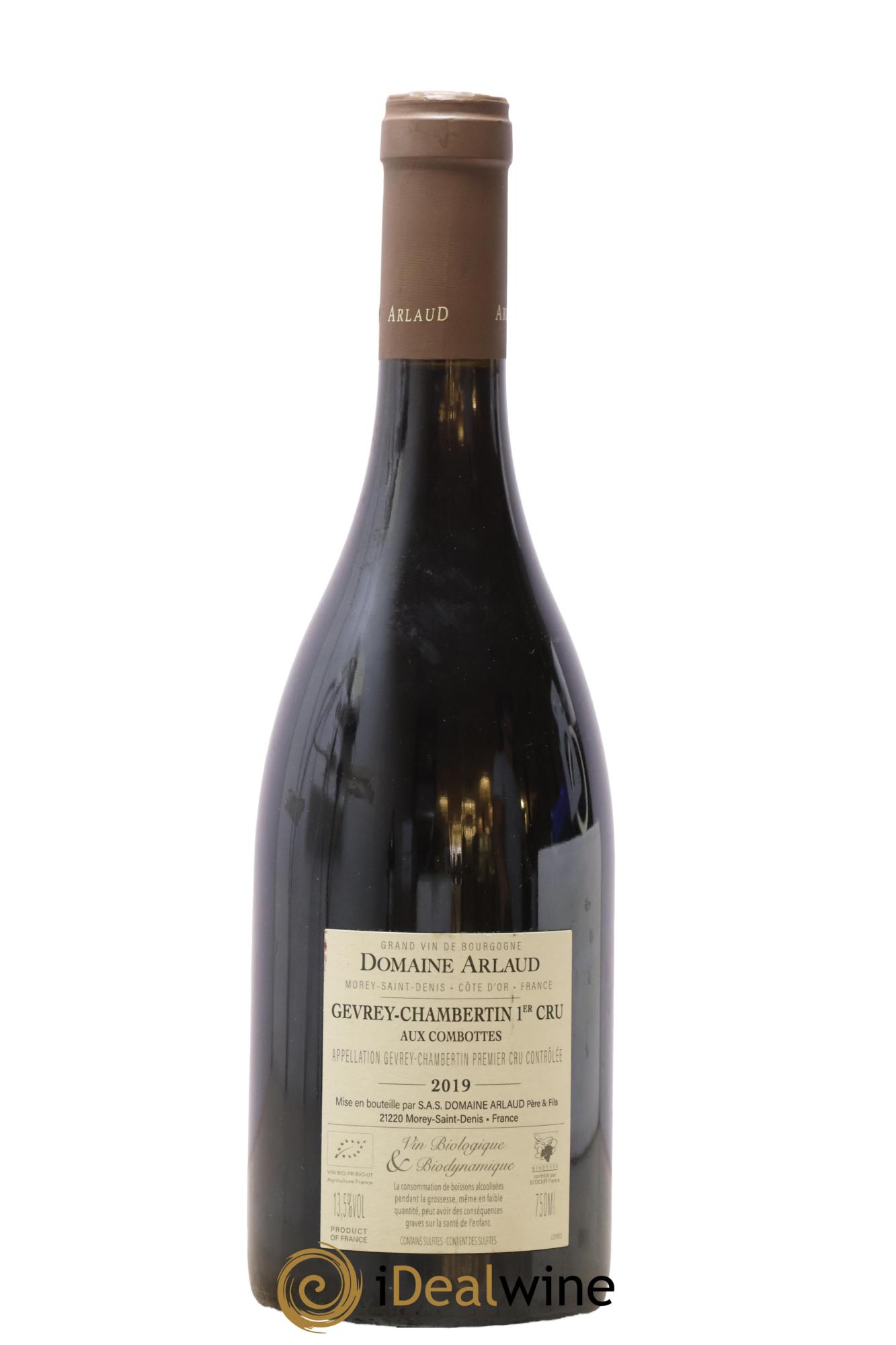 Gevrey-Chambertin 1er Cru Aux Combottes Arlaud 2019 - Lot of 1 bottle - 1