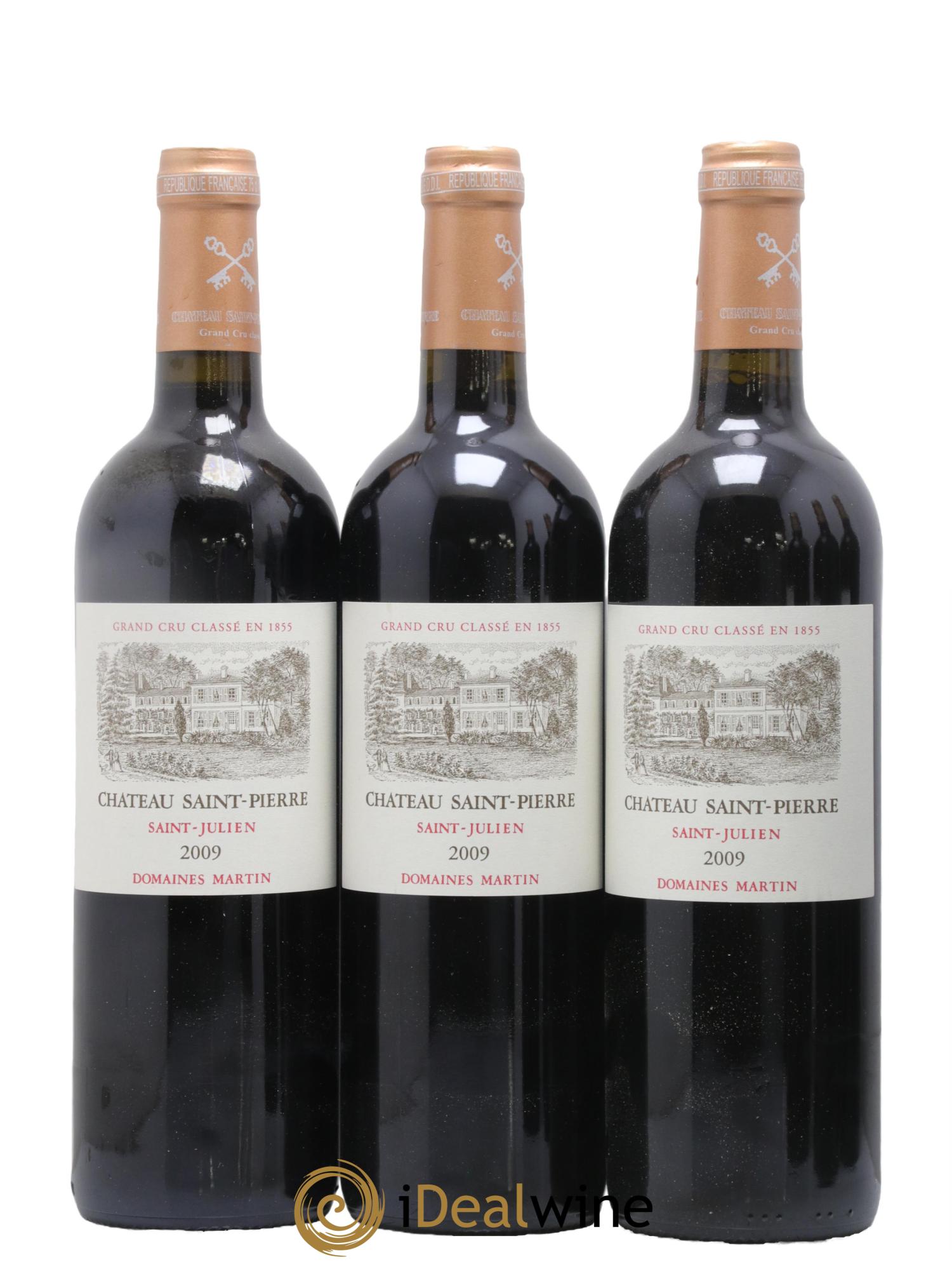 Château Saint-Pierre 4ème Grand Cru Classé  2009 - Lot de 6 bouteilles - 1