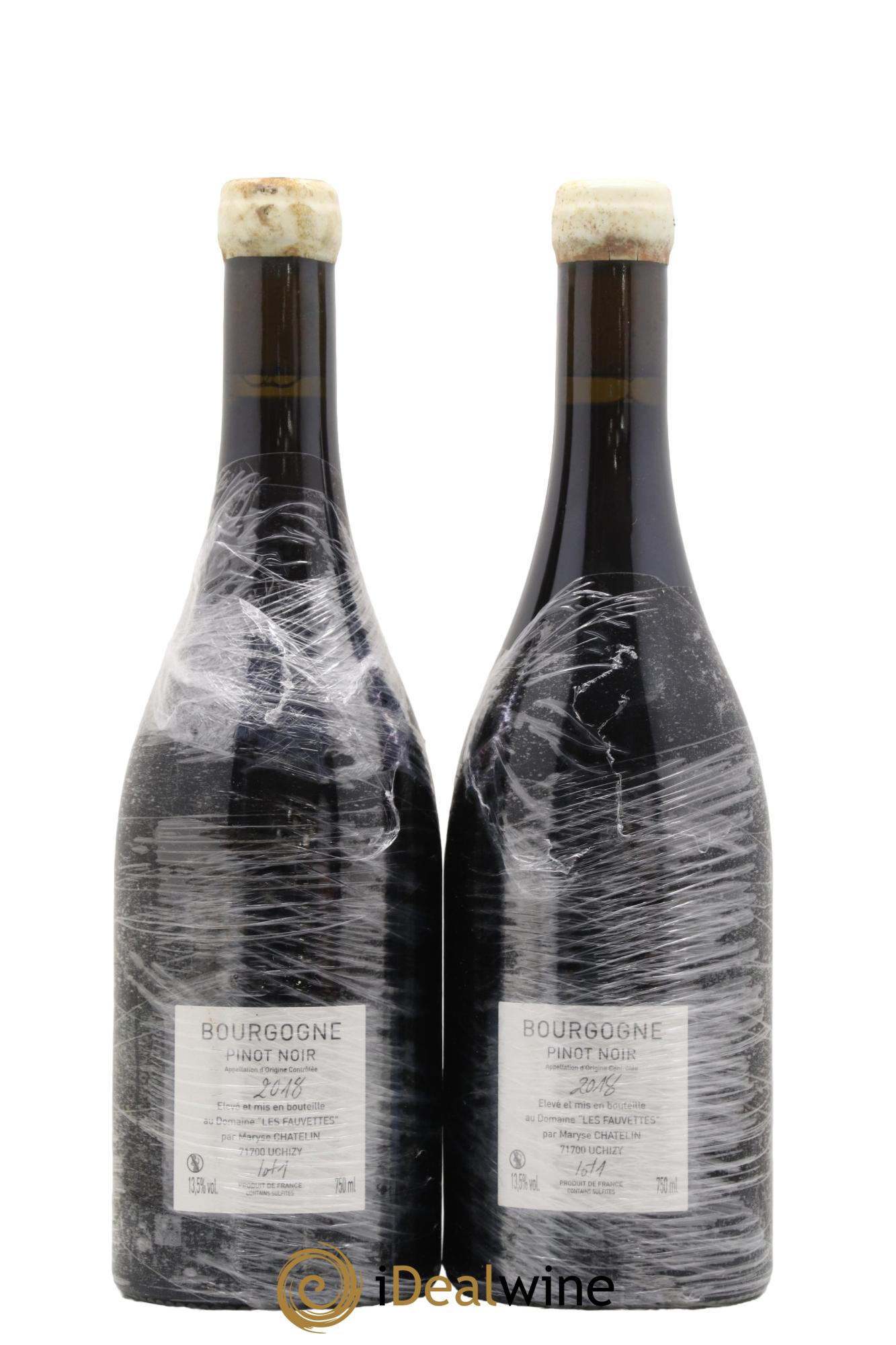 Bourgogne De L'Aube À L'Aube Les Fauvettes (Domaine) 2018 - Lot of 2 bottles - 1