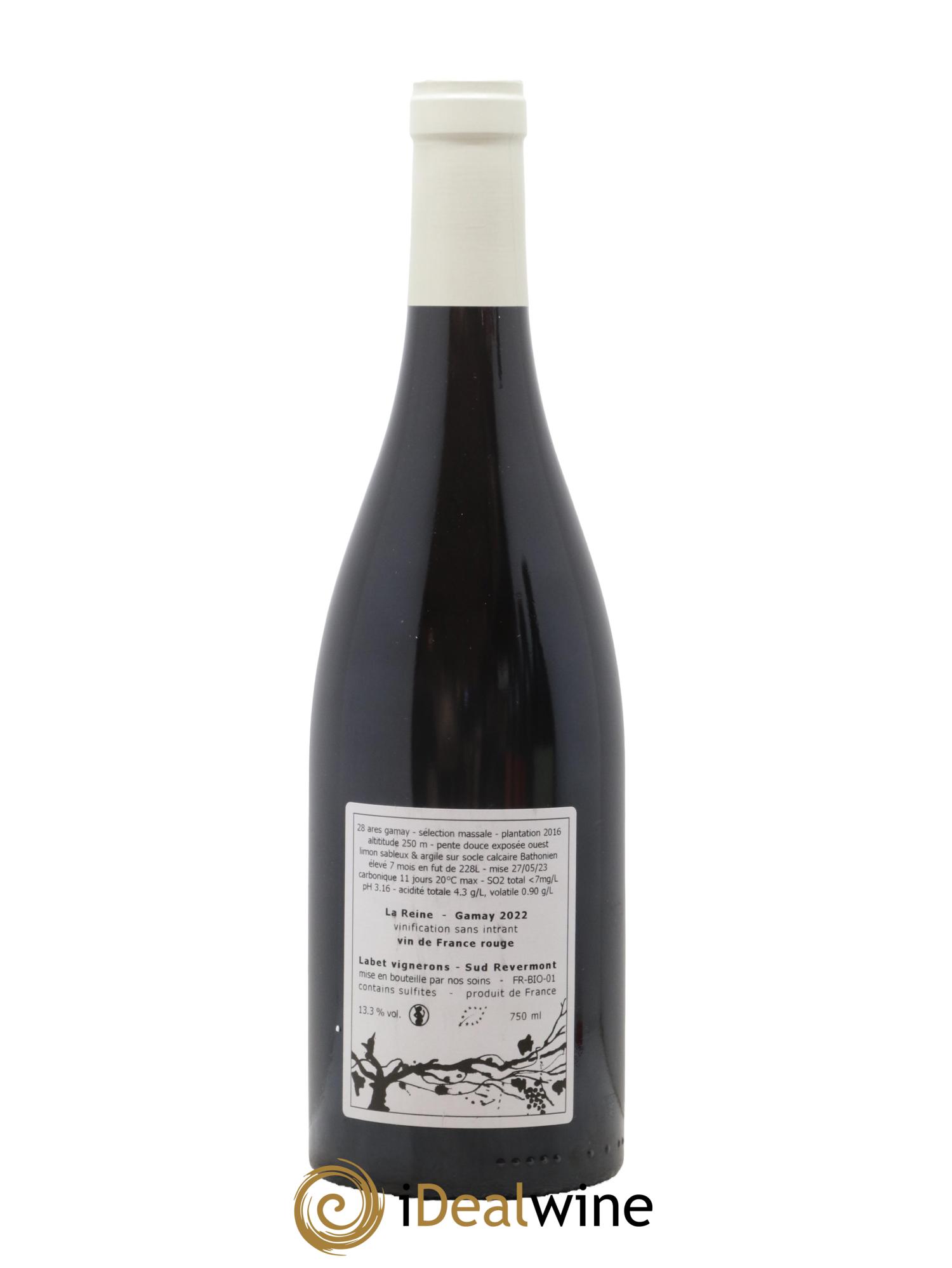 Vin de France Gamay La Reine Labet (Domaine) 2022 - Lot de 1 bouteille - 1