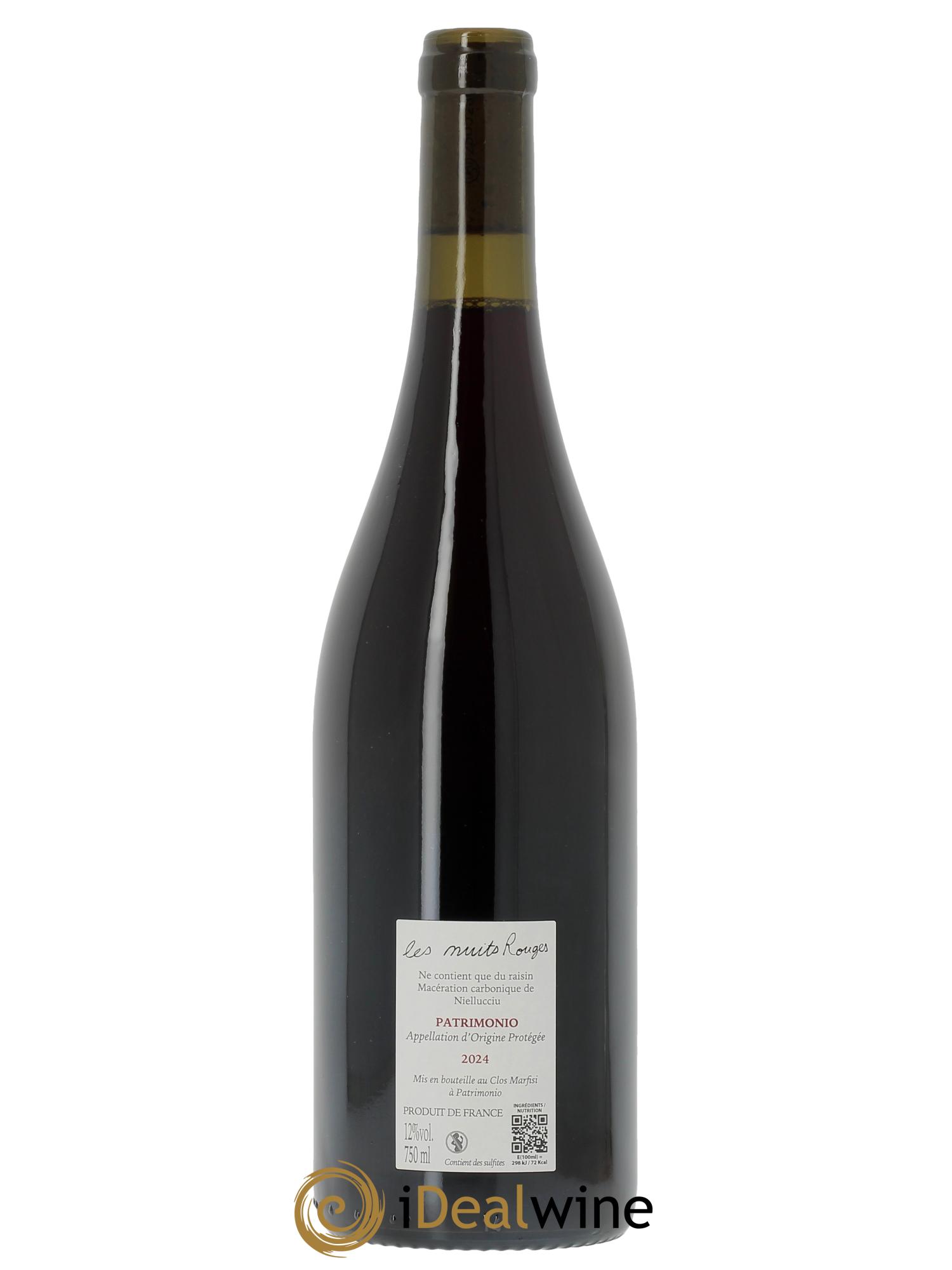 Patrimonio Les Nuits Rouges Clos Marfisi  2024 - Posten von 1 Flasche - 1